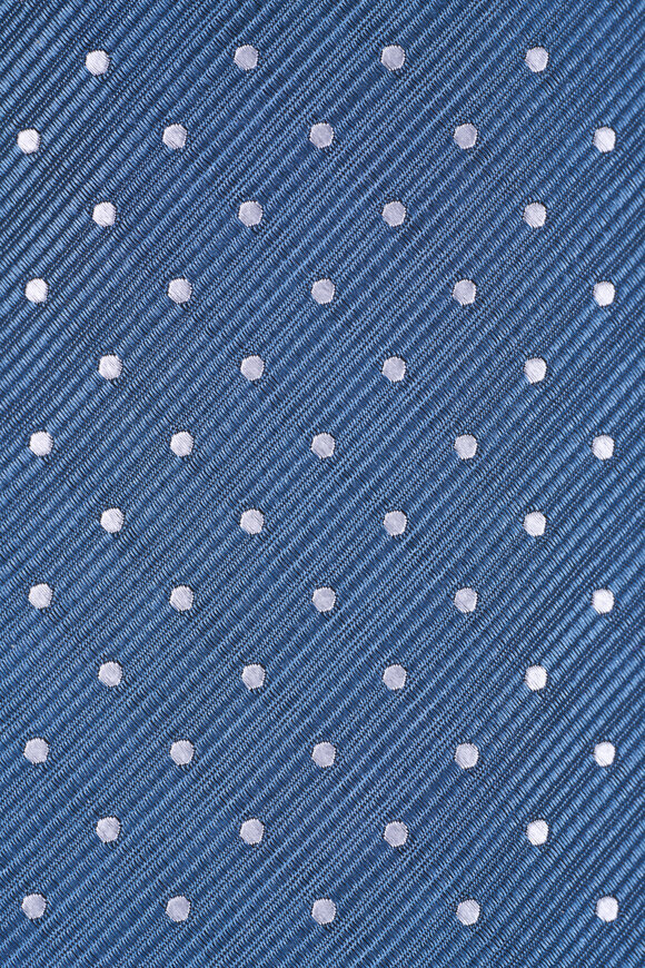 Tom Ford - Blue Dot Print Silk Necktie