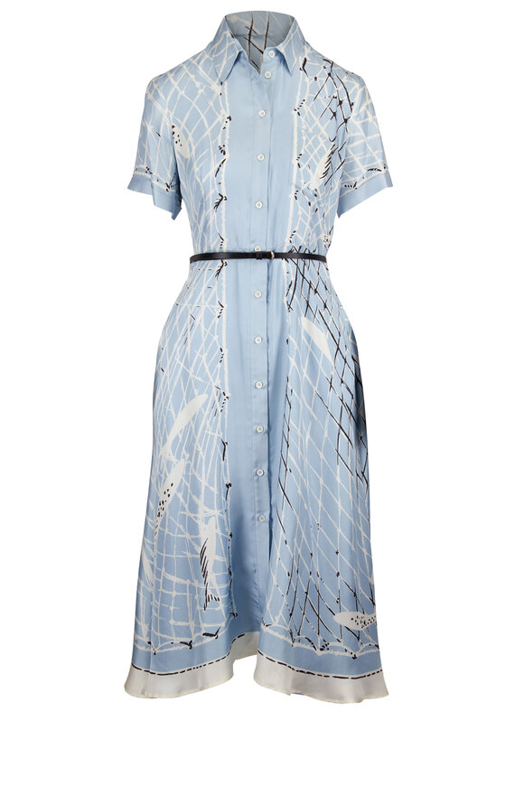 Altuzarra Kiera Vapor Fishnet Midi Dress - view 1