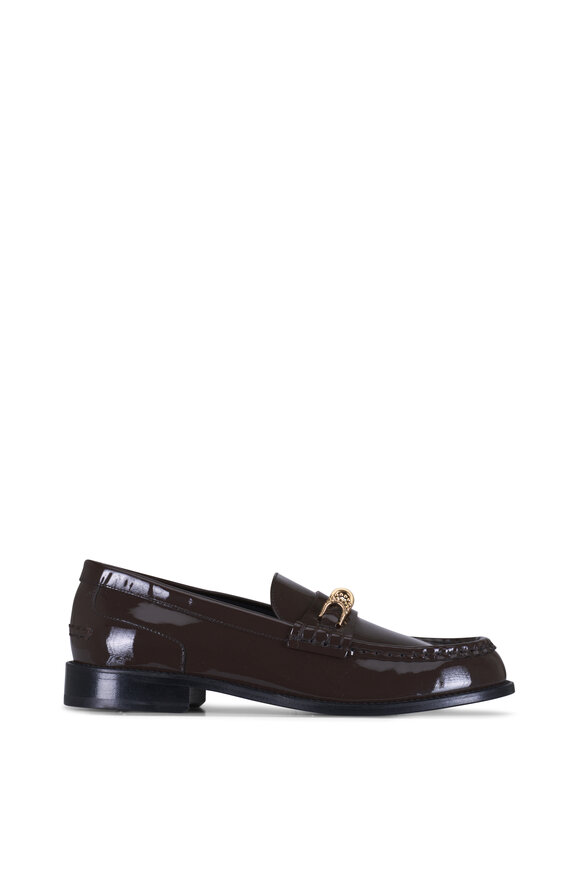 Dorothee Schumacher Chocolate Glossy Shine Leather Loafer - view 4