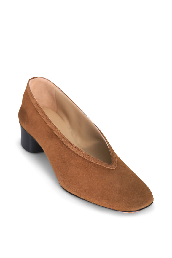 Le Monde Béryl Luna Mocha Suede Pump, 50mm - view 1