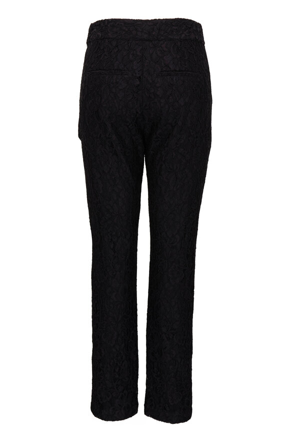 Veronica Beard - Gemini Black Corded Lace Pant 