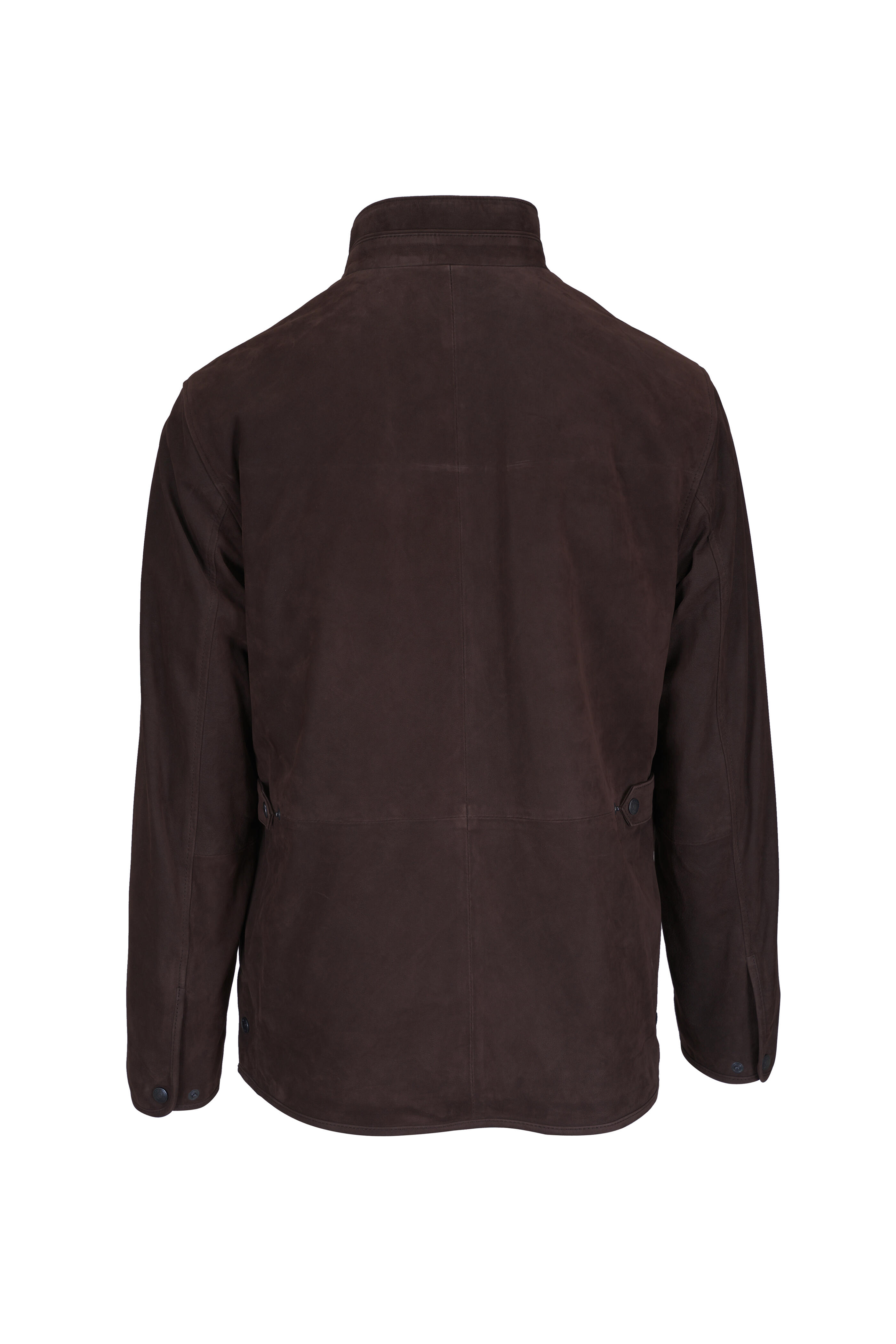 Peter Millar - Norwalk Espresso Nubuck Leather Coat