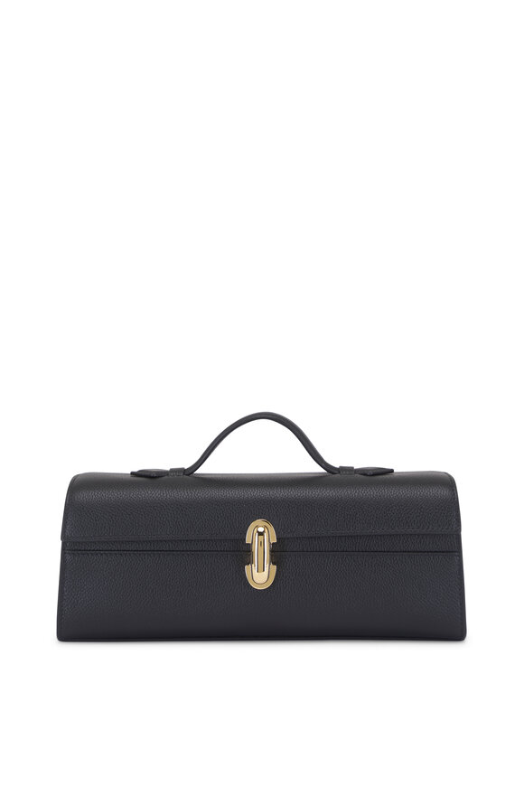 Saint Laurent - Panier Black Fringe Leather Tote Bag
