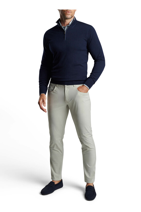 Peter Millar - Barchetta Navy Quarter Zip Pullover