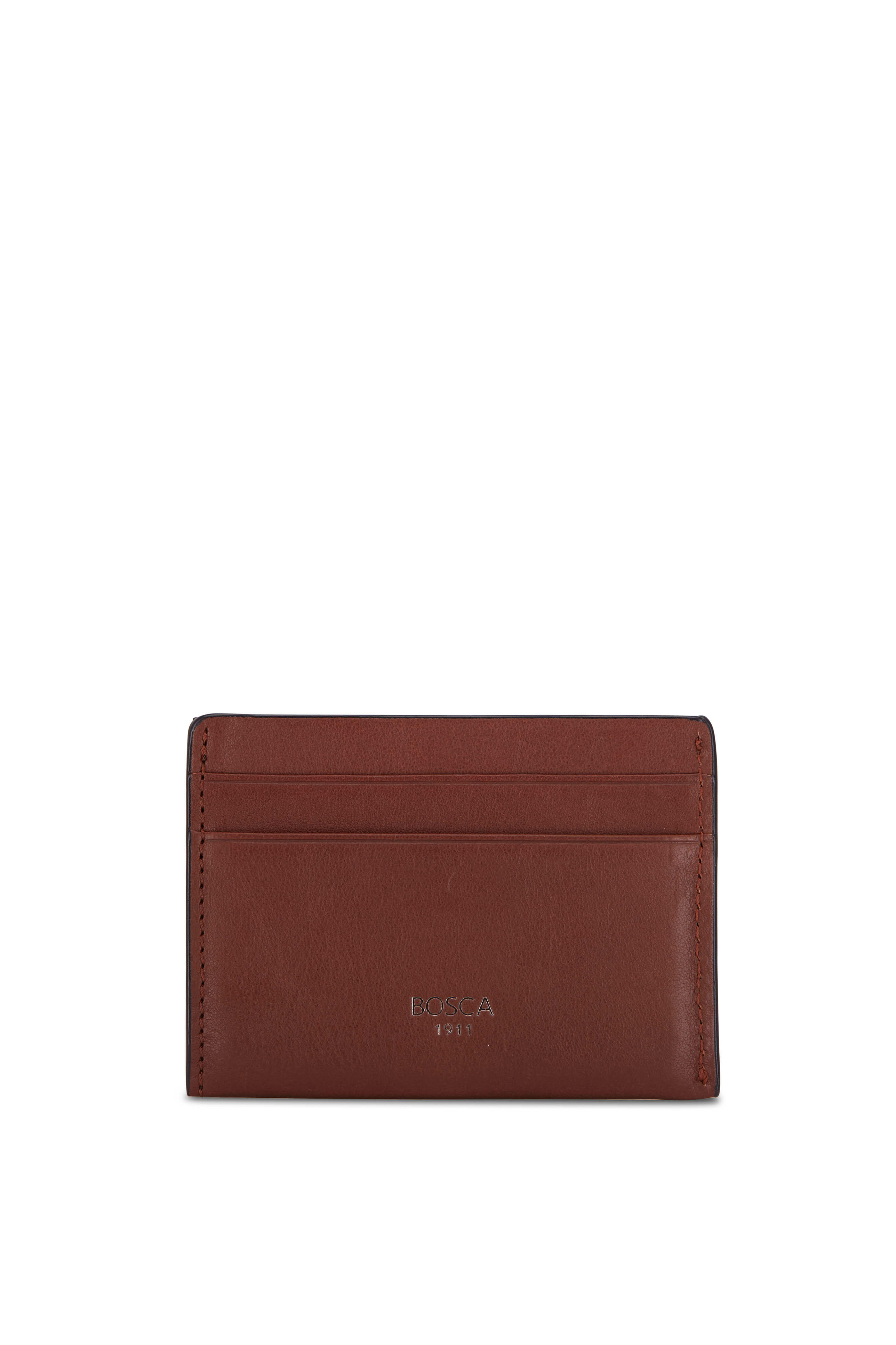 Bosca - Navayo Light Brown Leather Weekend Wallet