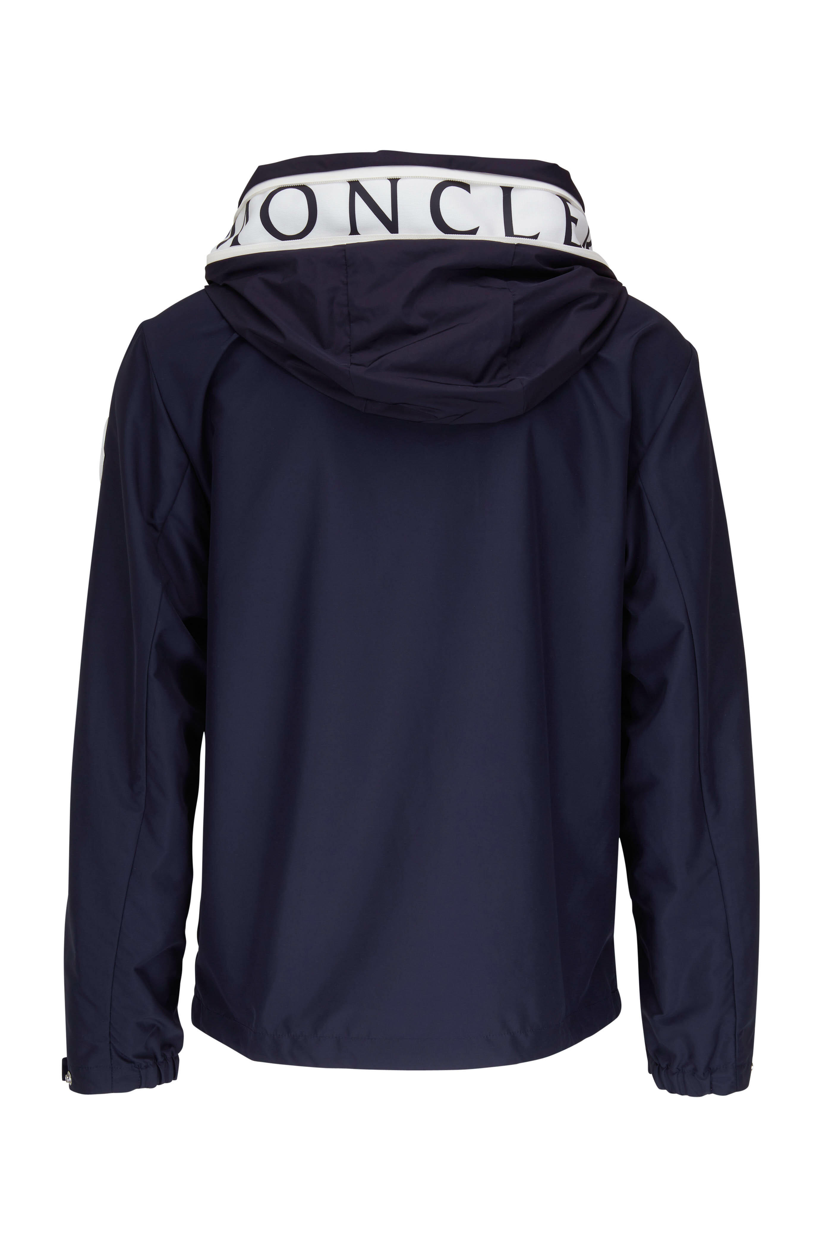 Moncler - Navy Logo Hooded Jacket