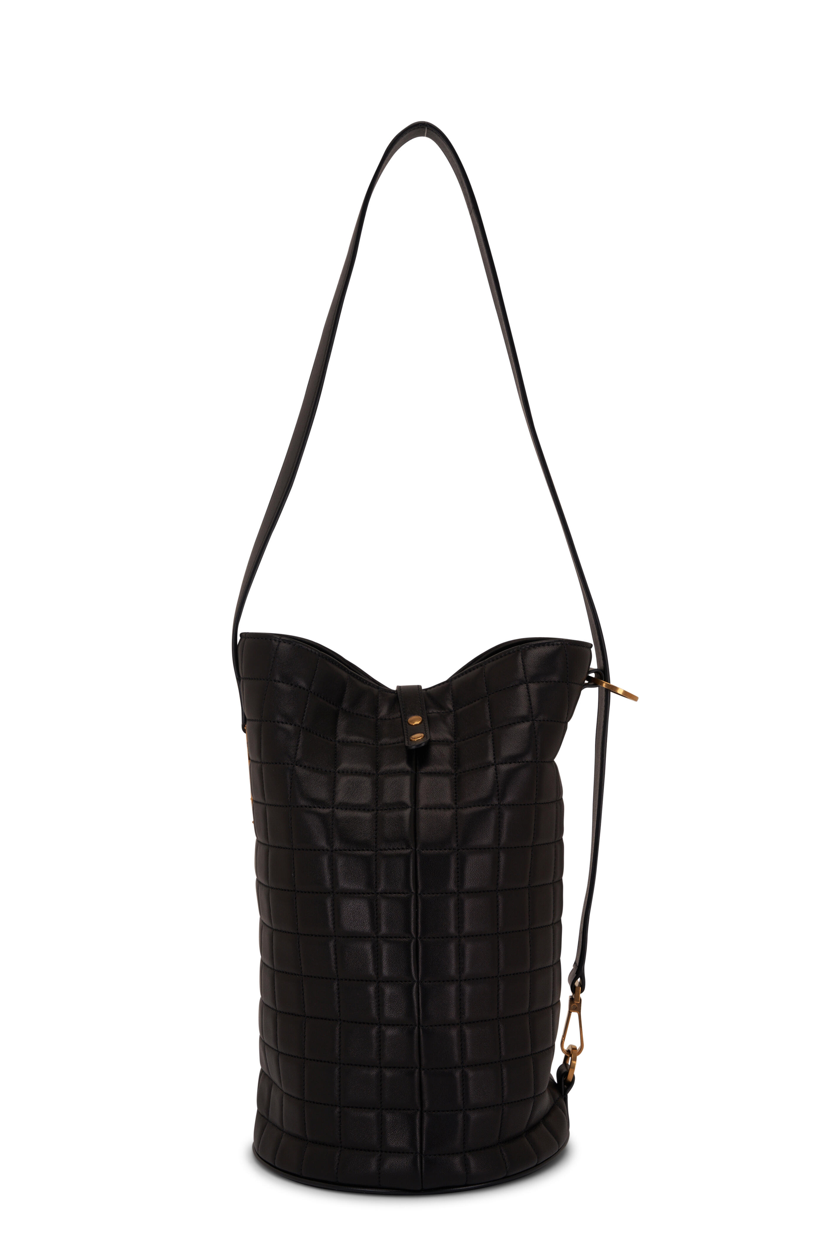 ショルダーバッグ・ポシェット Laurent Large Cecile Bucket Bag Saint Laurent Large Cecile Bucket Bag in Noir | FWRD