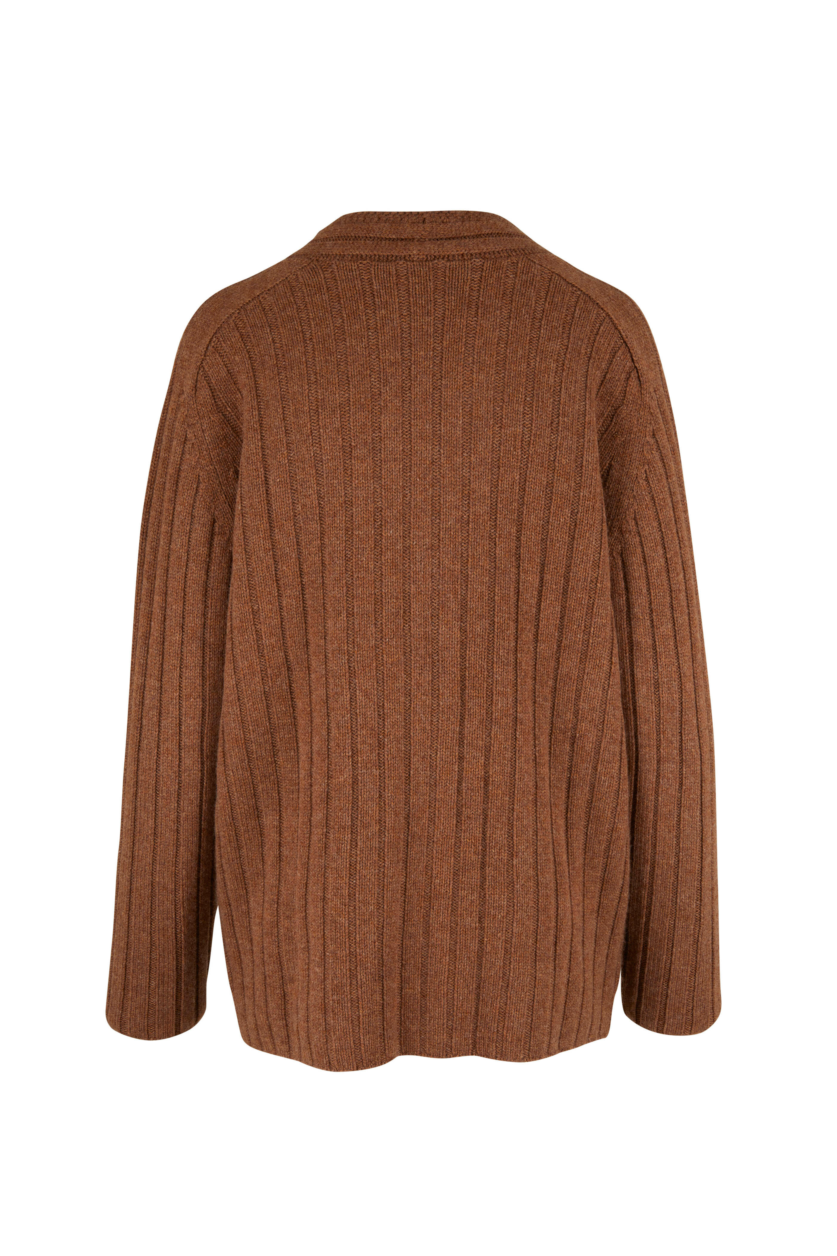KHAITE The Amrita cashmere-blend cardigan - Brown