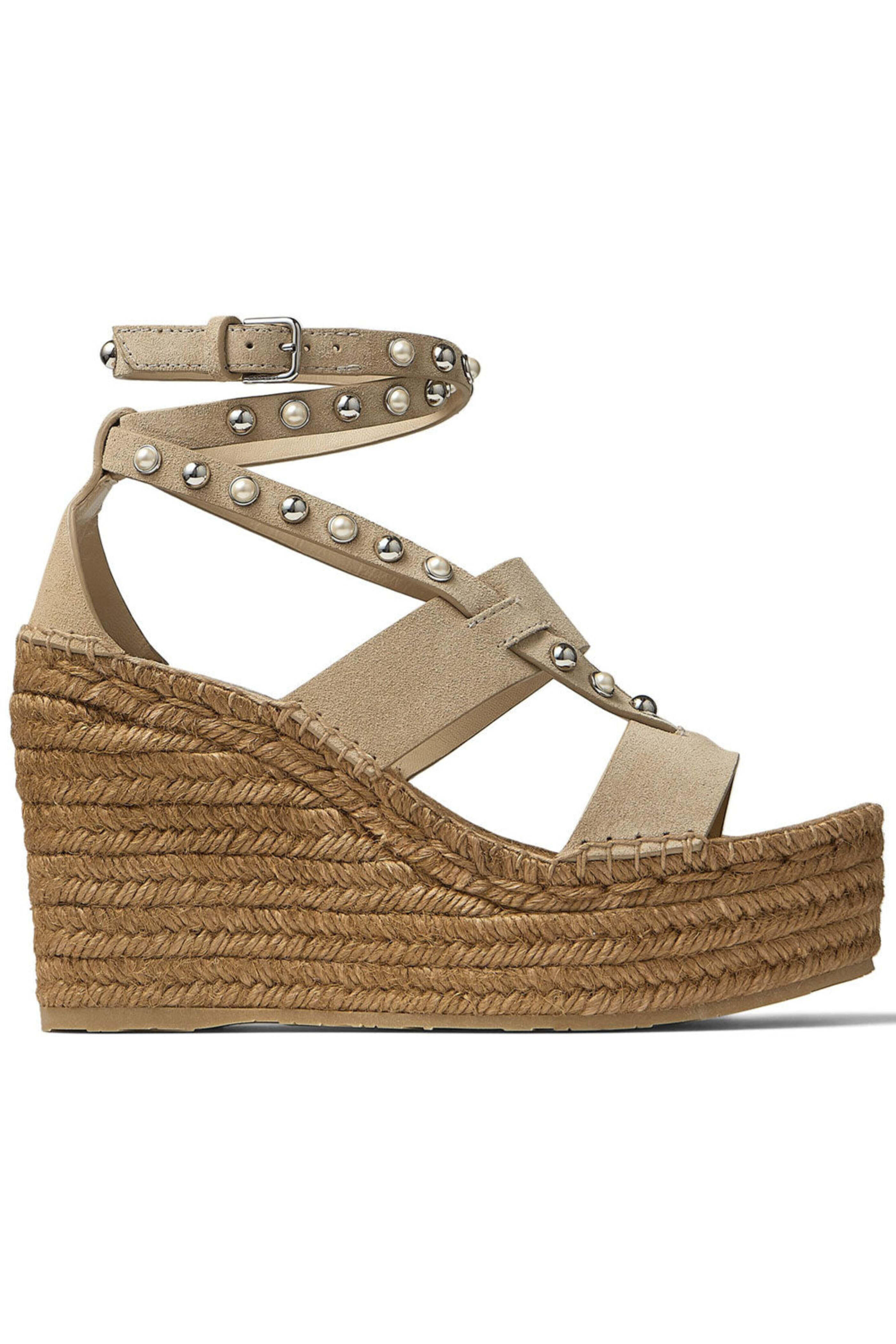 Jimmy Choo - Danica Espadrille Wedge in Sand Dune