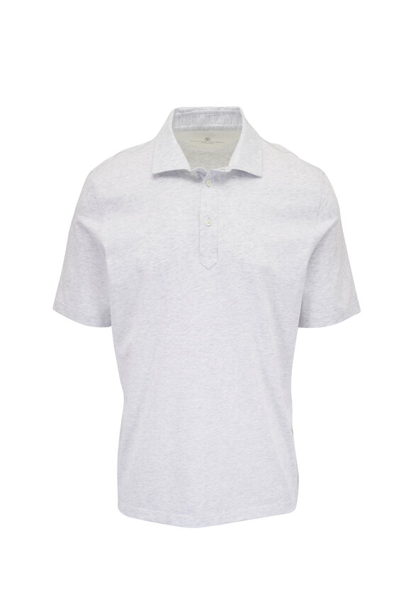 Brunello Cucinelli Pearl Cotton Jersey Polo