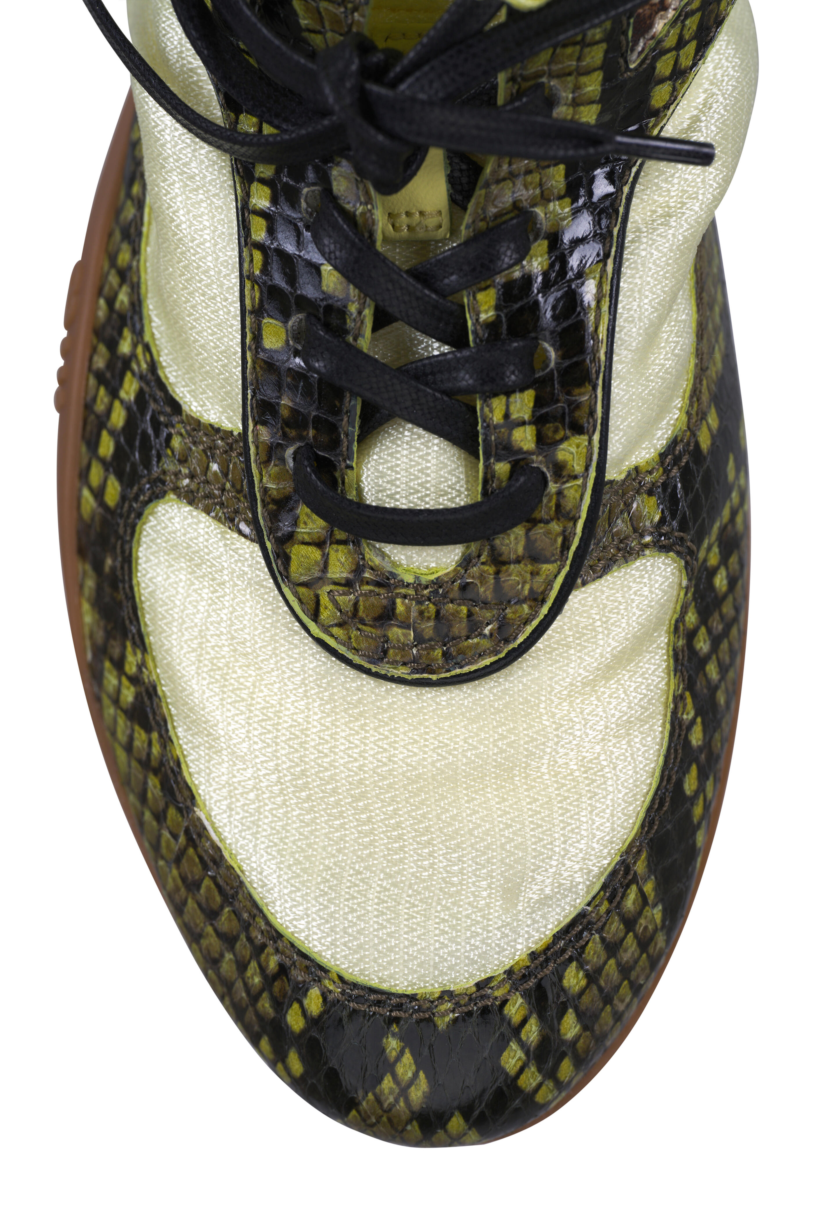 Miu Miu - Gymnasium Lime Technical Fabric Sneaker
