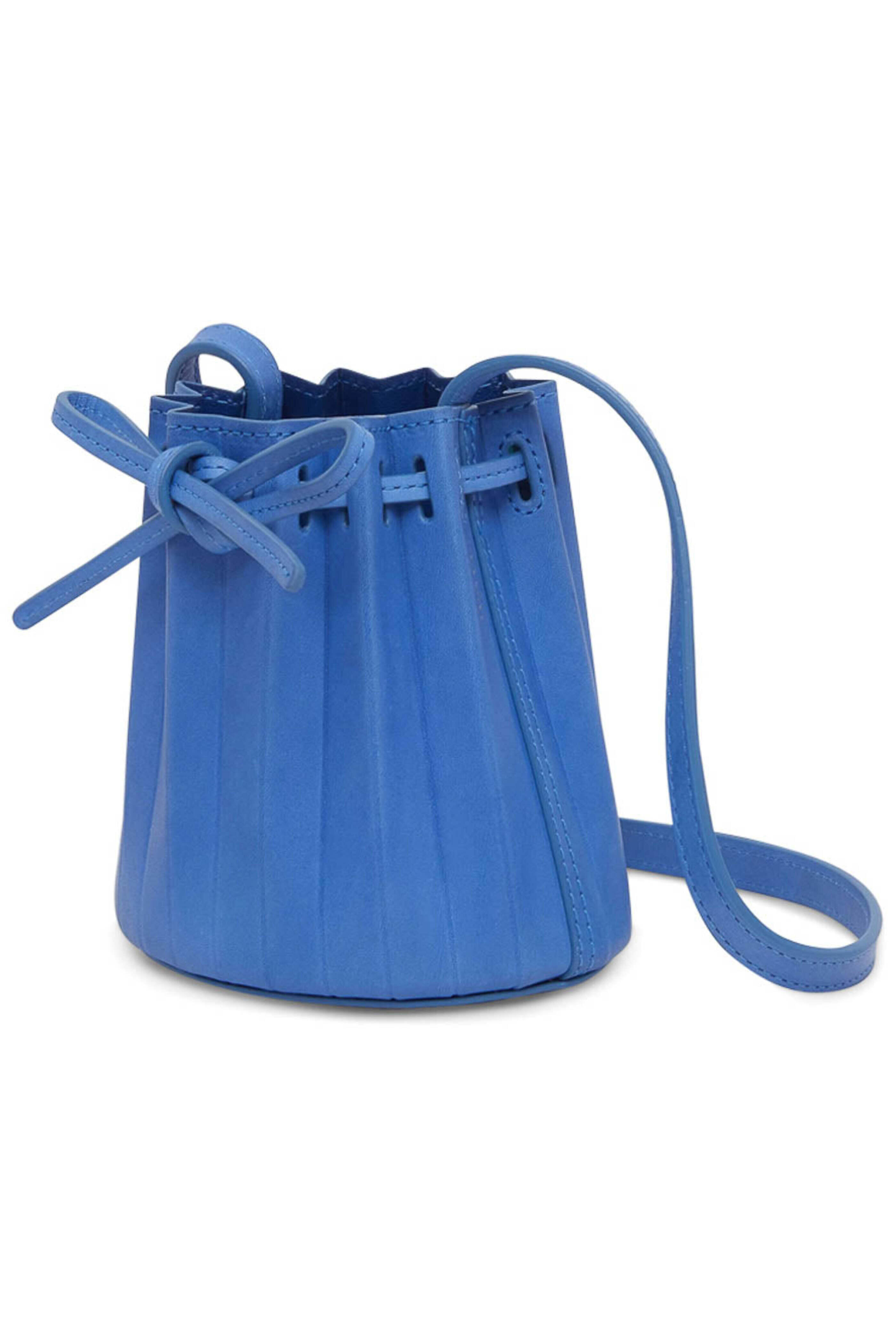 Mansur Gavriel - Baby Pleated Bucket Bag in Cobalto