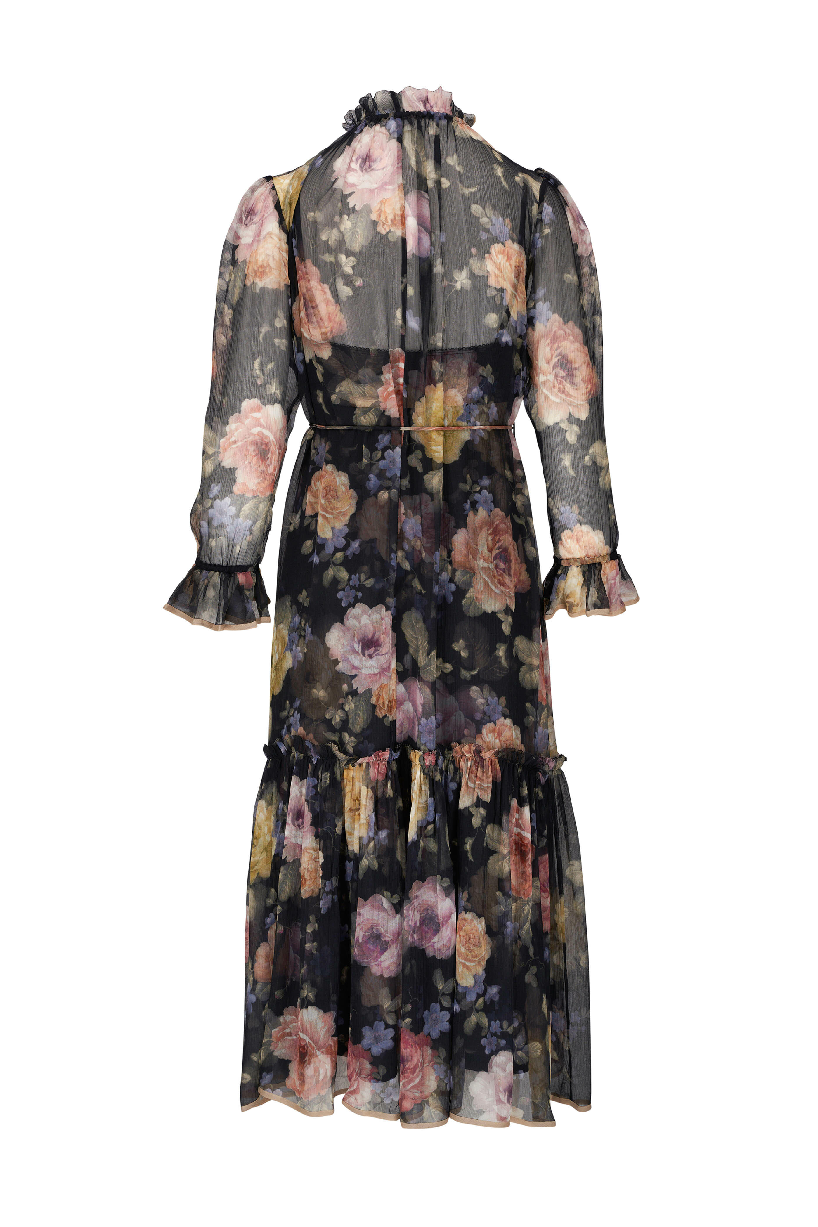 Zimmermann blouson outlet sleeve midi dress