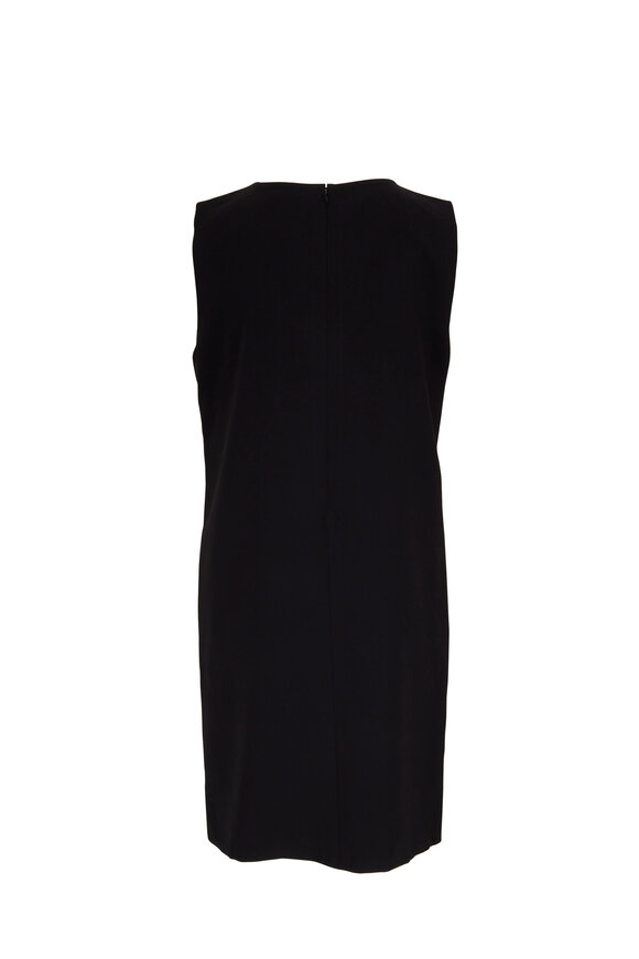 Carolina Herrera - Embellished Black & White Contrast Shift Dress 