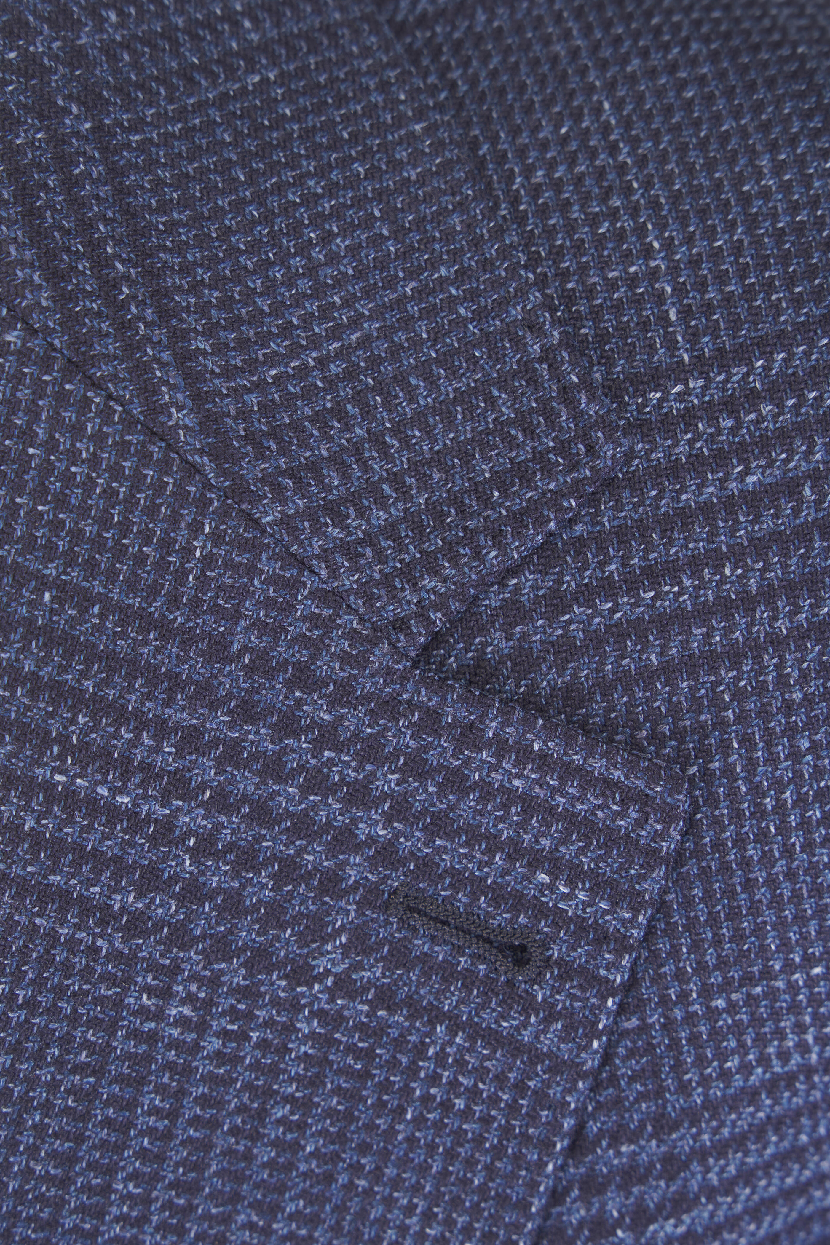 Brunello Cucinelli - Denim Wool, Silk & Linen Plaid Sportcoat - view 3
