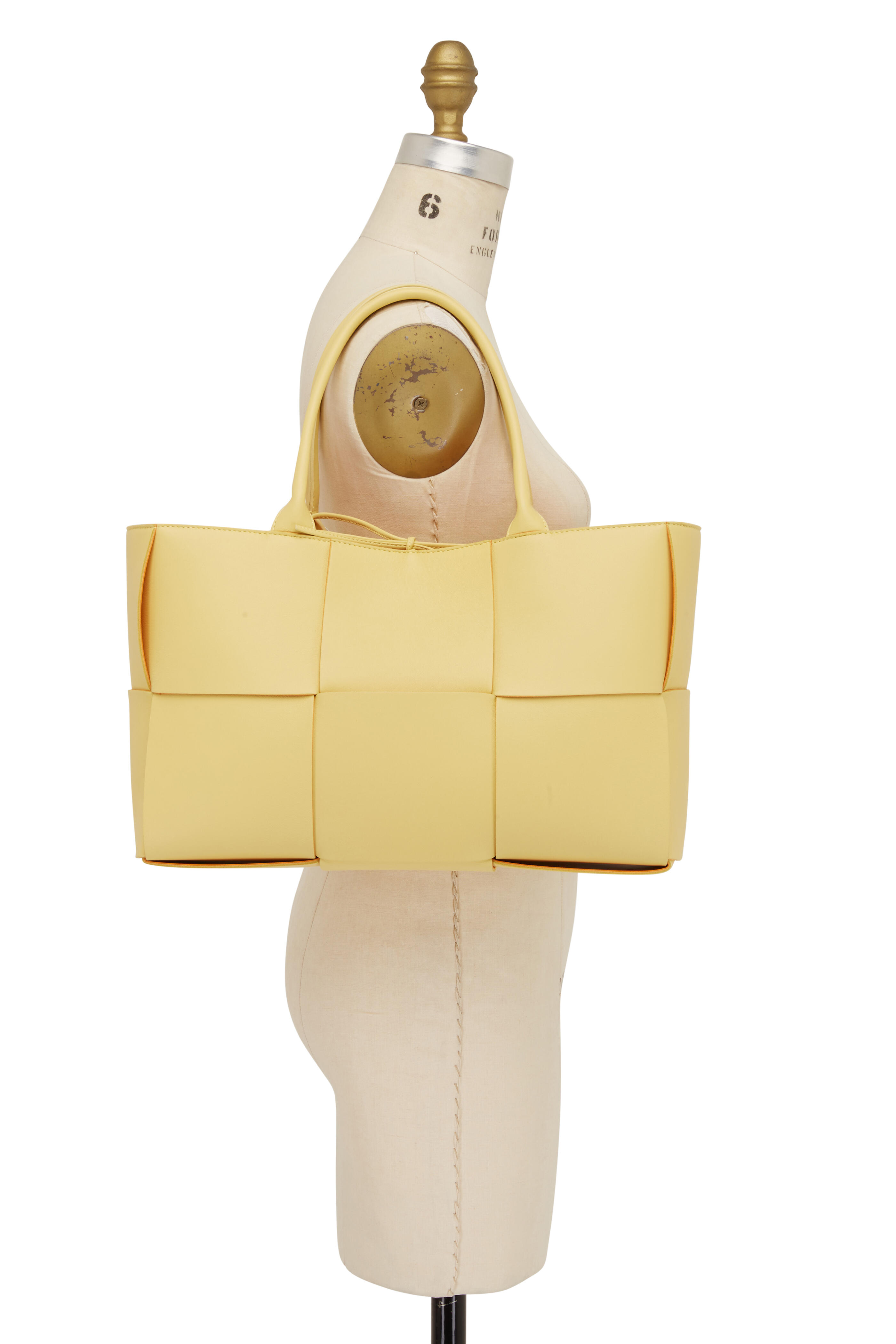 Bottega Veneta - Acro Butter Medium Woven Leather Tote