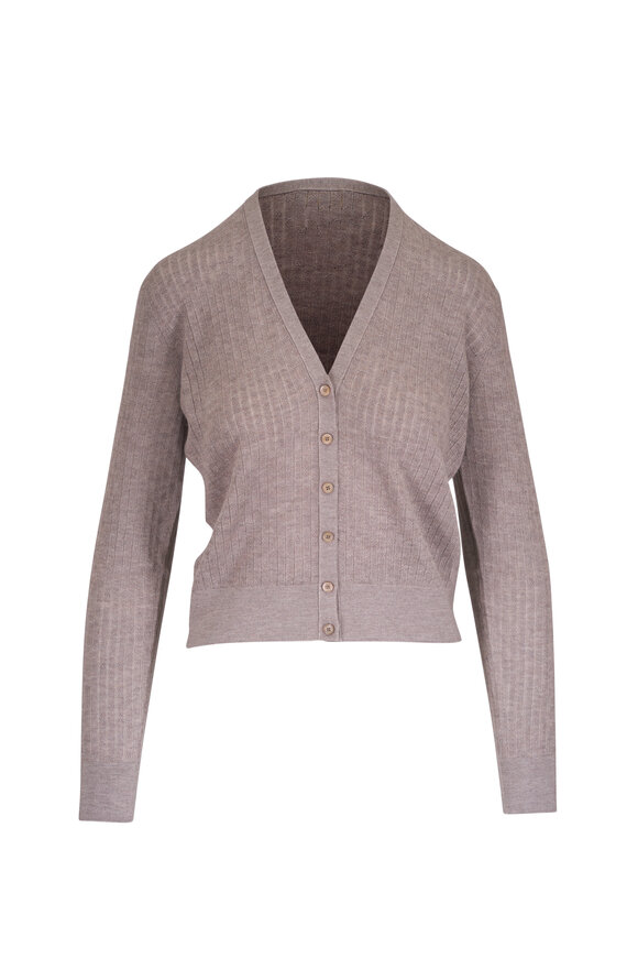 Loro Piana Maple Cord Melange Cardigan - view 1