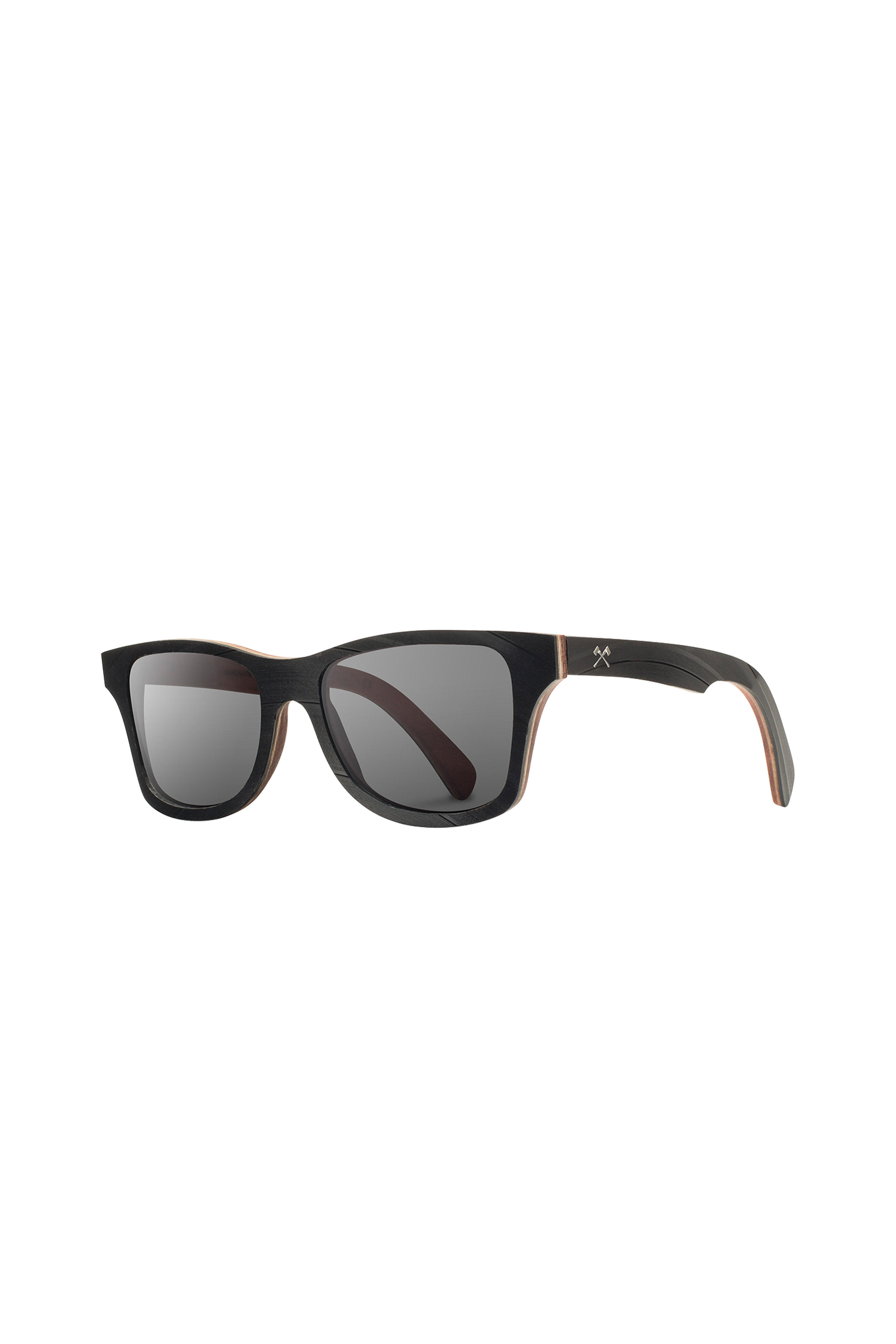Shwood - Canby Select Atlantic Black Wayfarer Sunglasses