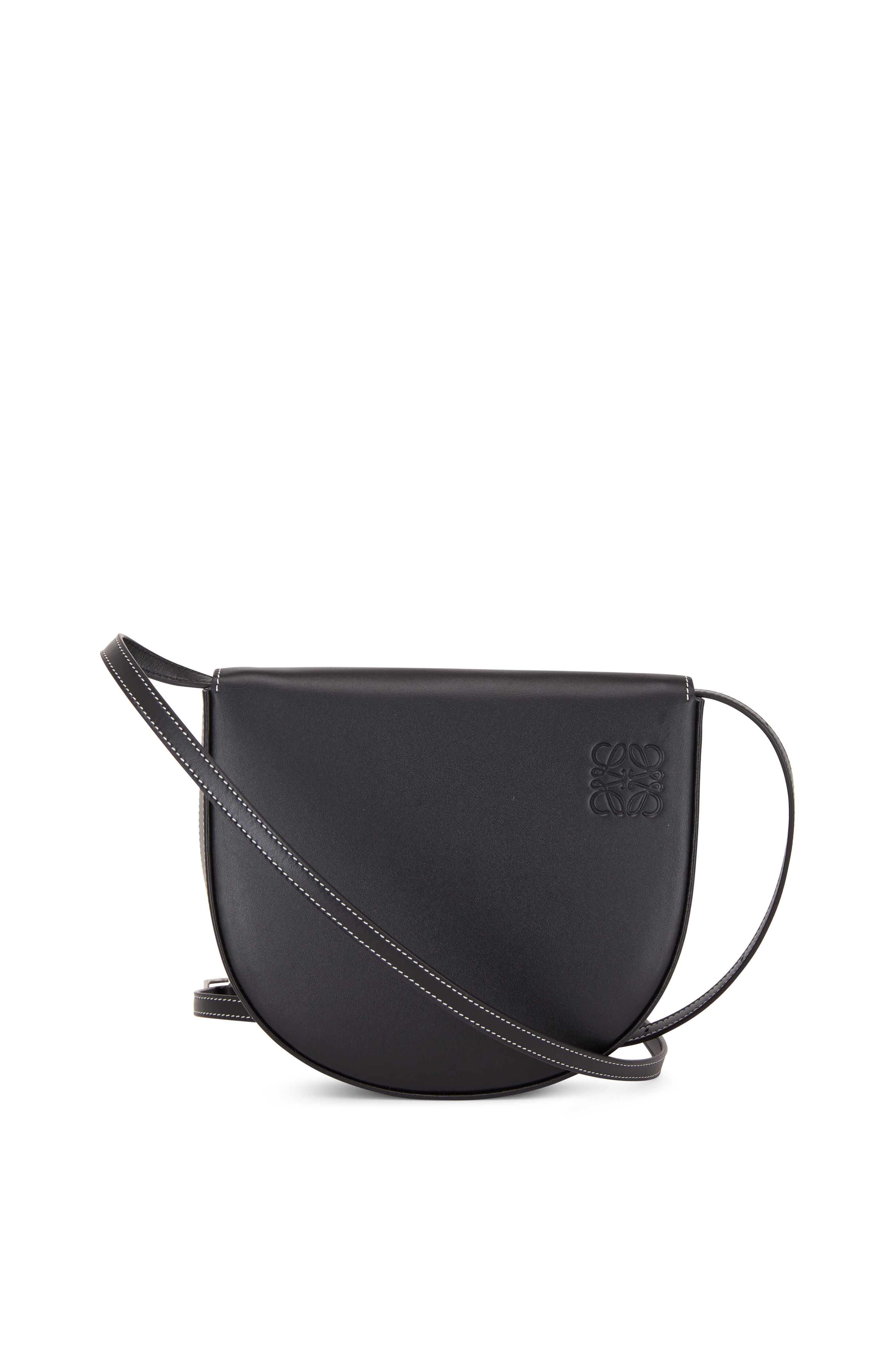 Loewe - Heel Black Leather Mini Crossbody Bag | Mitchell Stores Loewe - Heel Black Leather Mini Crossbody Bag | Mitchell Stores