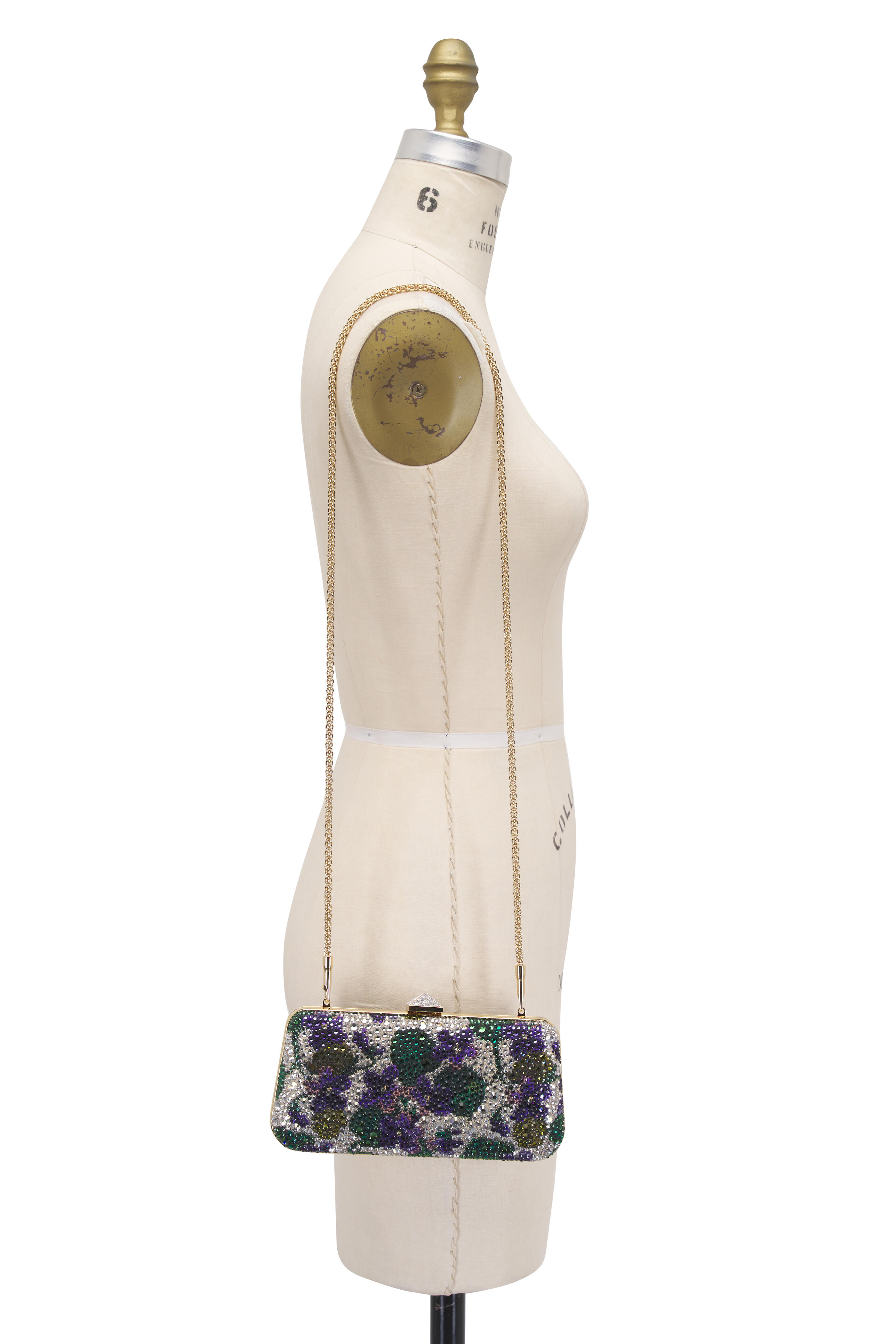 Valentino Garavani - Carry Secrets Embellished Chain Clutch