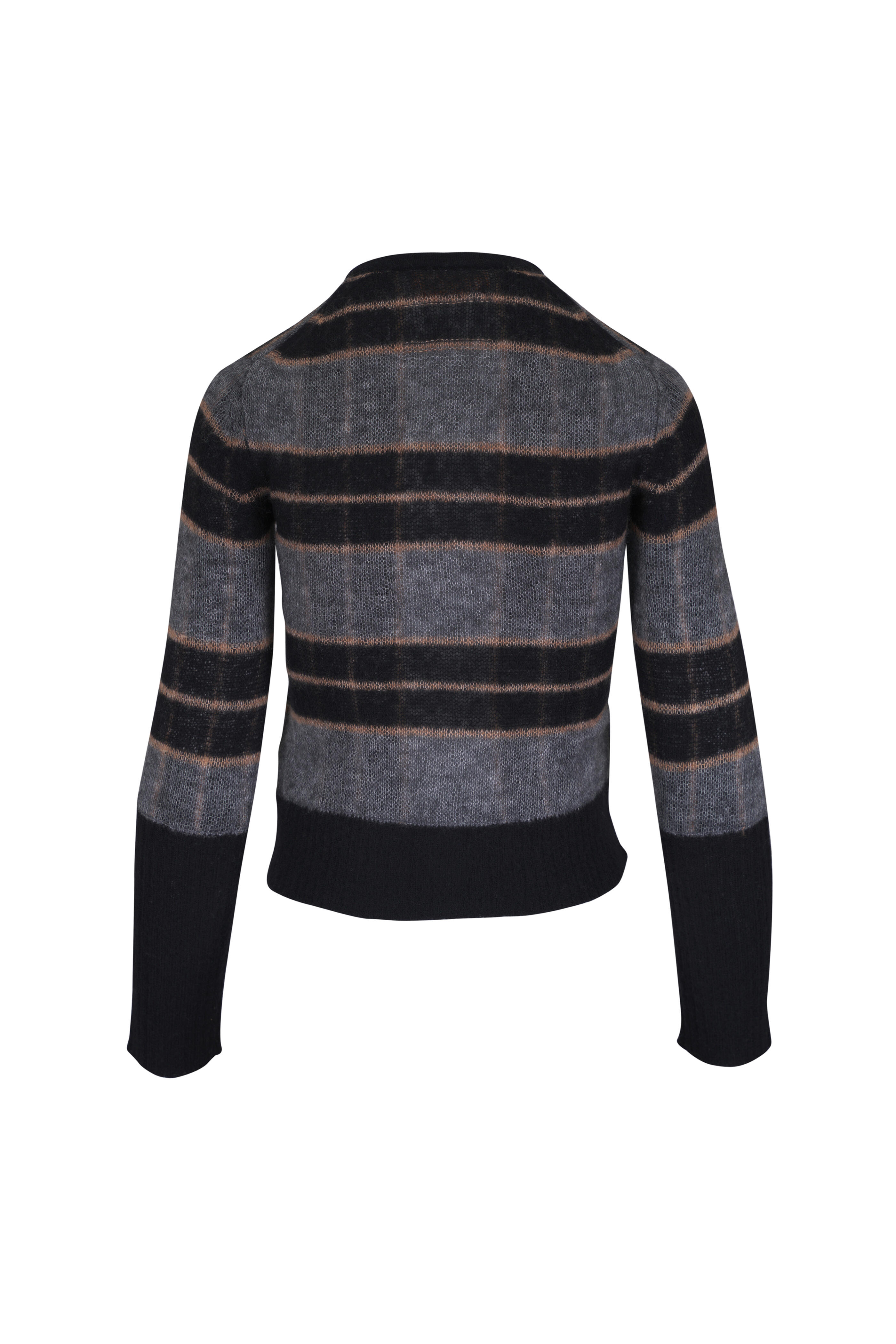 Guest in Residence - Black Combo Shadow Plaid Cardigan