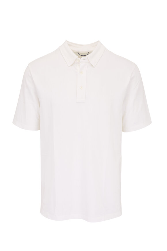 Faherty Brand - Movement™ White Short Sleeve Polo