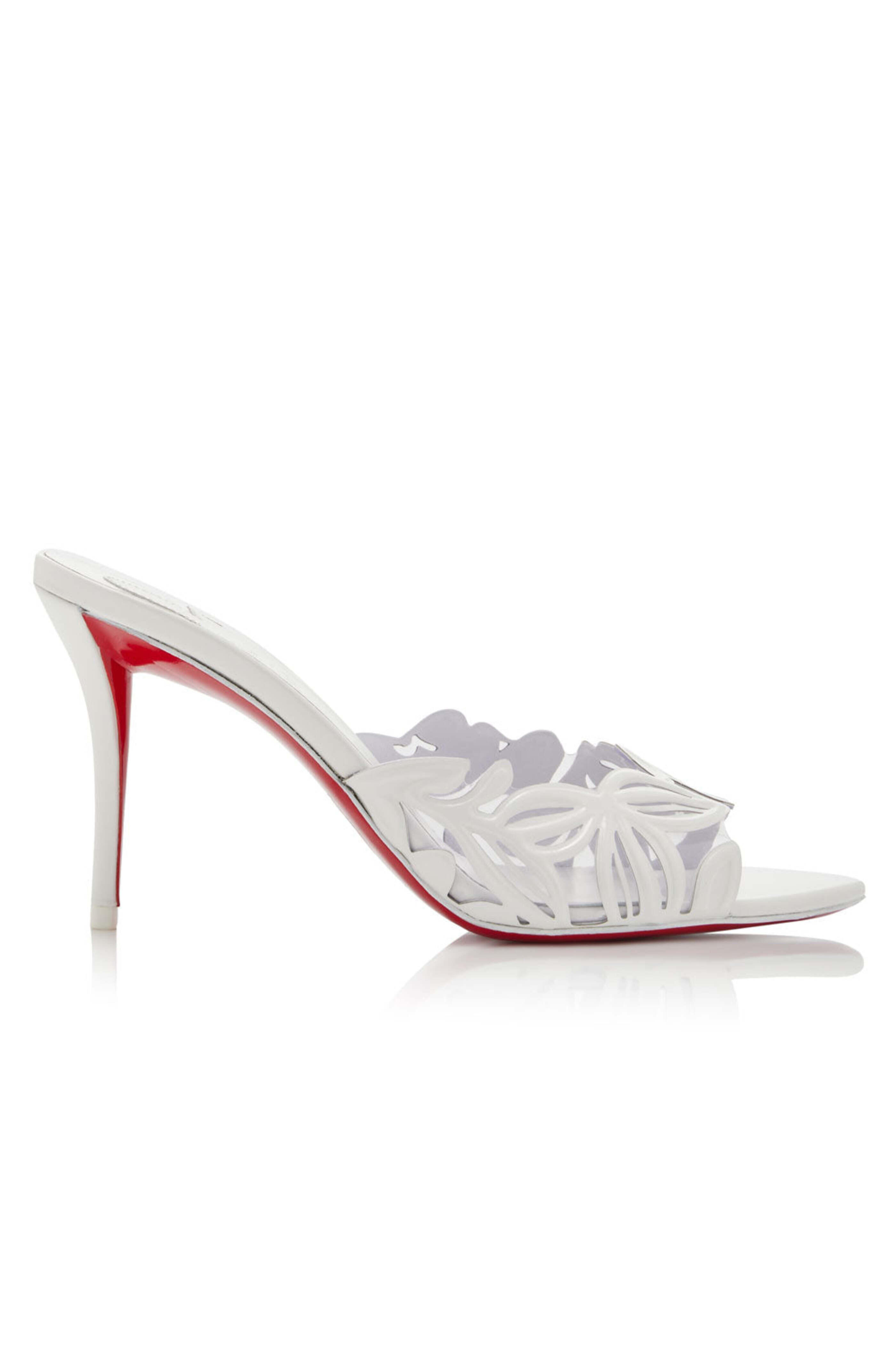 Christian Louboutin - Apostropha Mule in White