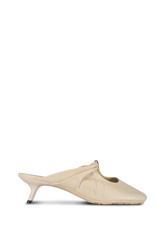 Loewe Pebble Soft Dough Leather Mule, 45mm - view 3