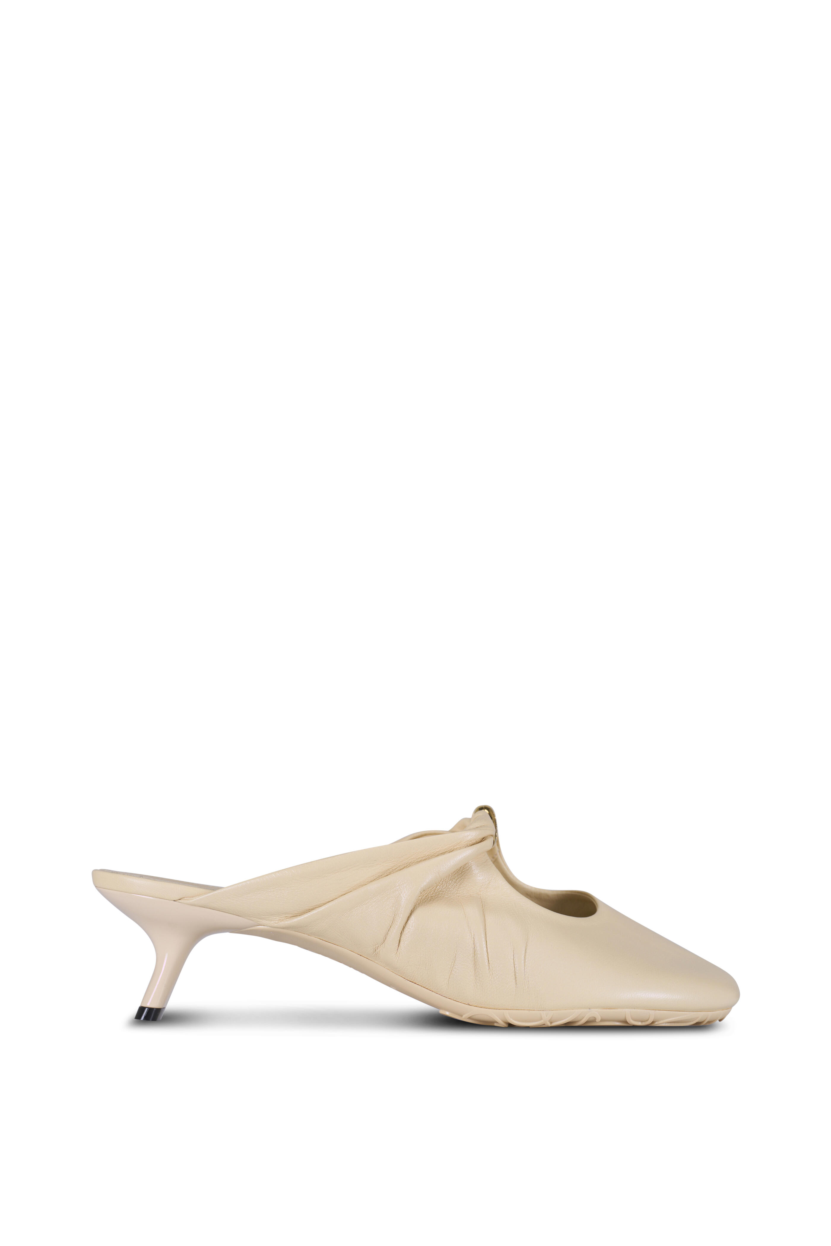 Loewe - Pebble Soft Dough Leather Mule, 45mm | Mitchell Stores