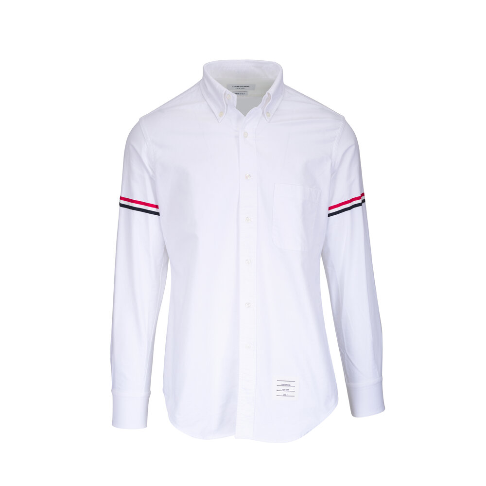 Thom Browne - Oxford White Armband Shirt | Mitchell Stores