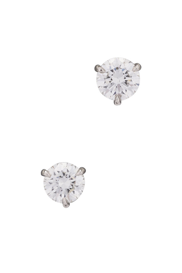 Lowy & Co 18k White Gold Diamond Studs