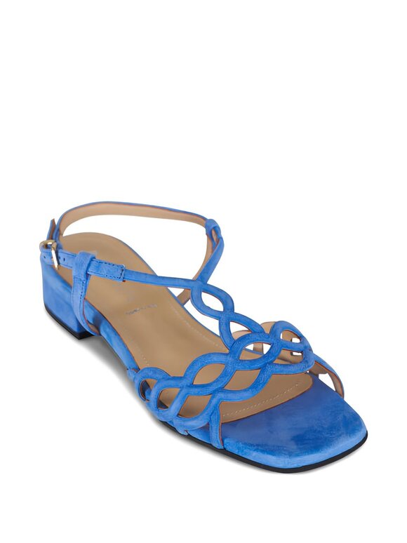 Ron White Brooke Light Blue Suede Sandal - view 7