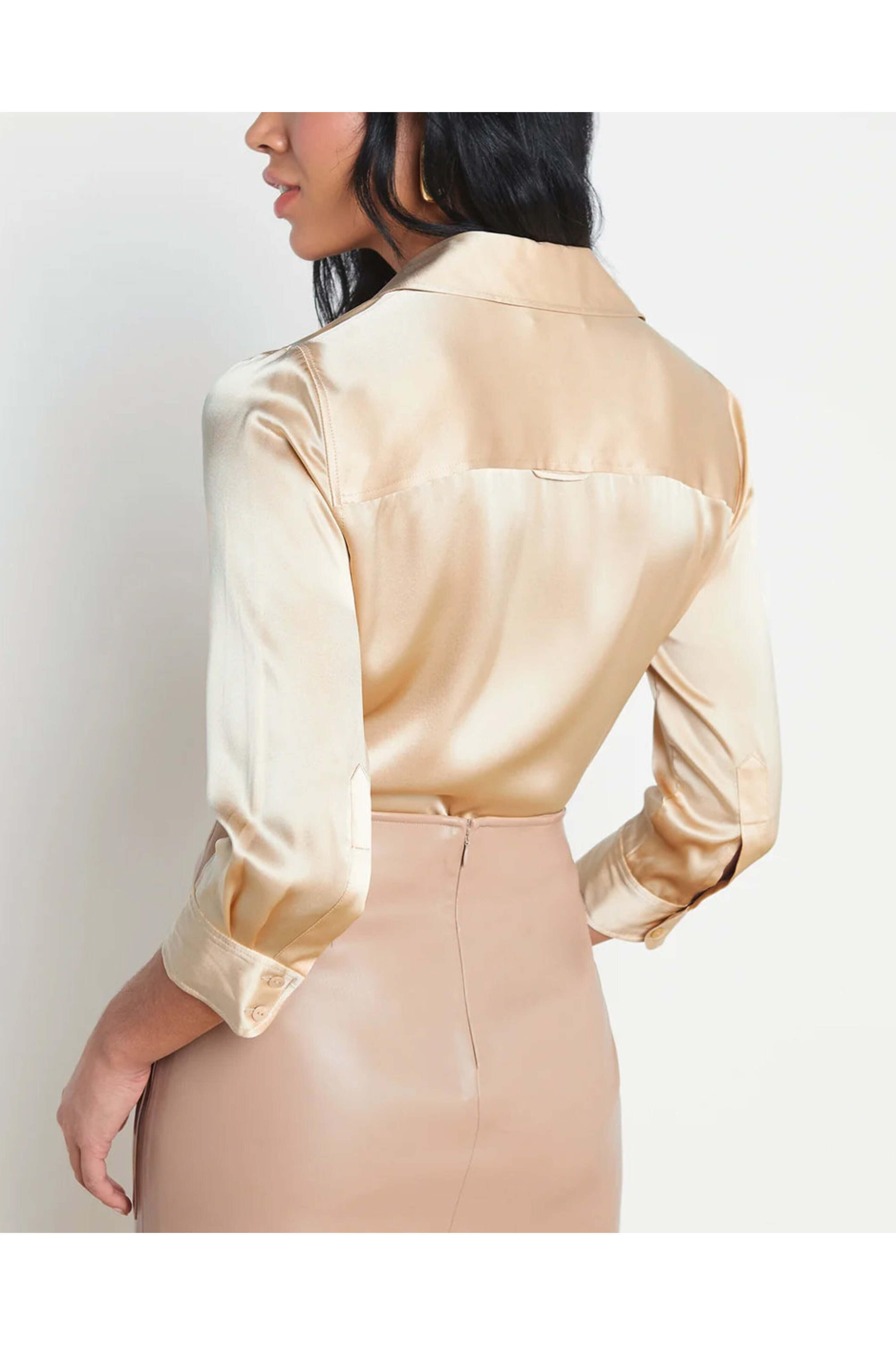 L'Agence - Toasted Almond Dani Blouse