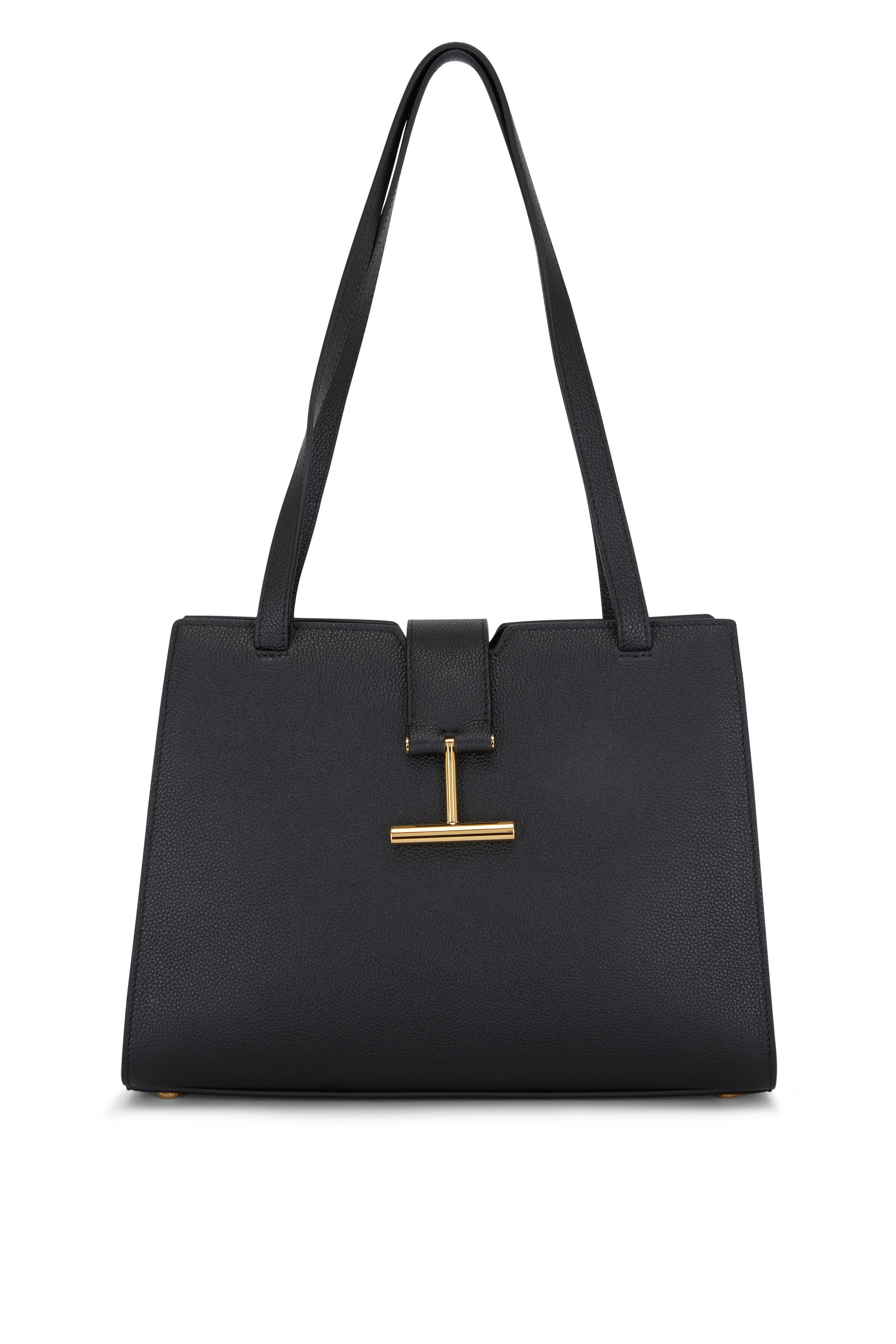 ショルダーバッグ・ポシェット Tom Ford Black Leather Medium Tara Shoulder Bag Tara Medium leather crossbody bag in black - Tom Ford