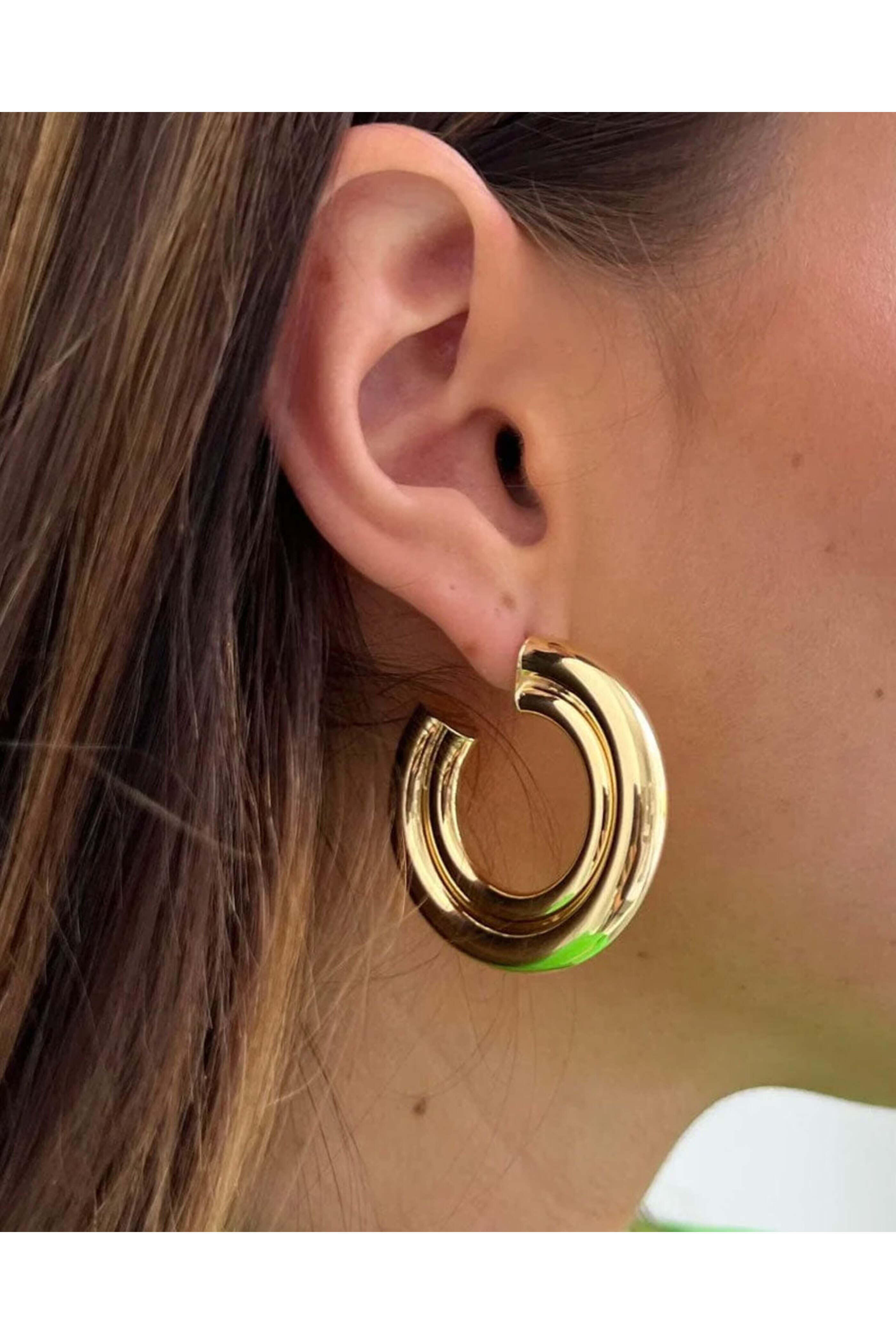 Jennifer Zeuner Jewelry - Jude Hoop Earrings