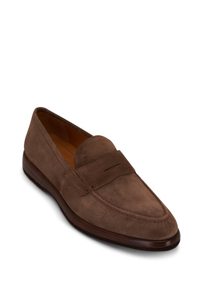 Berluti - Blake Sand Suede Penny Loafer | Mitchell Stores