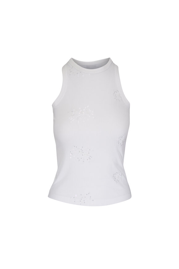 AG Michelle Silver Firework Embellished Tank - view 1