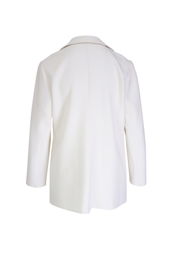 Peter Cohen - Gemini Ivory Double-Faced Wool Blazer