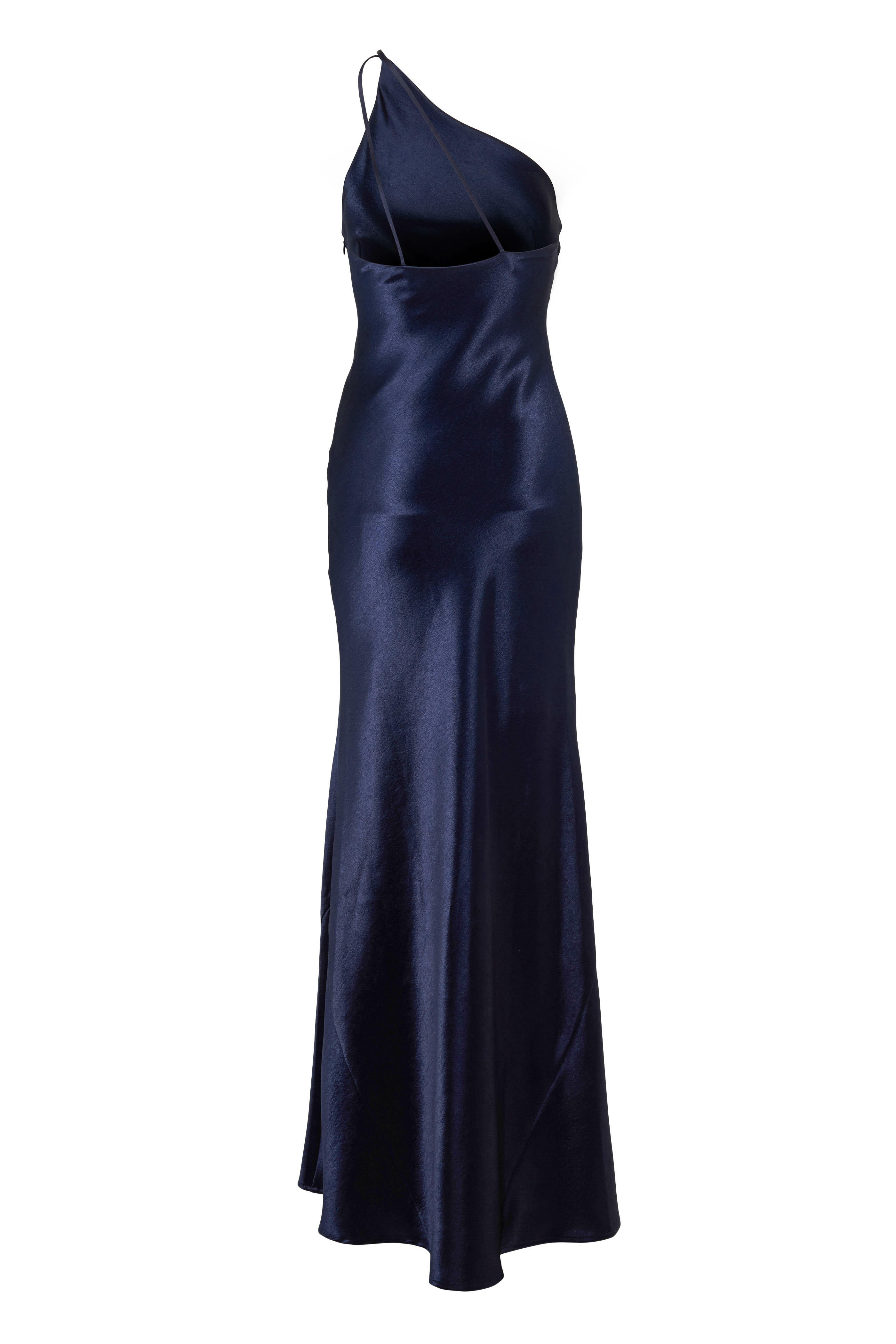 Galvan Roxy Midnight One Shoulder Gown Mitchell Stores