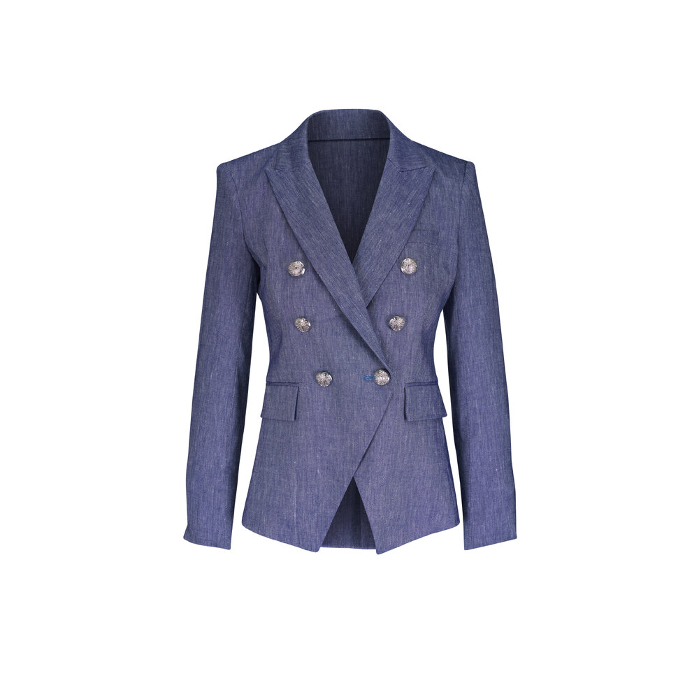 Veronica Beard Miller Blue Mélange Dickey Jacket