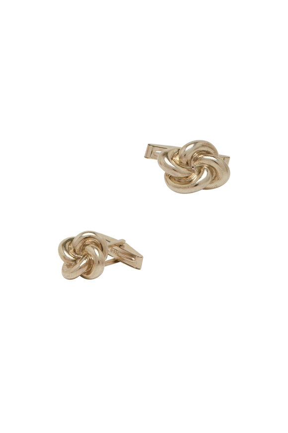 Frank Ancona Sterling Silver Knot Cuff Links