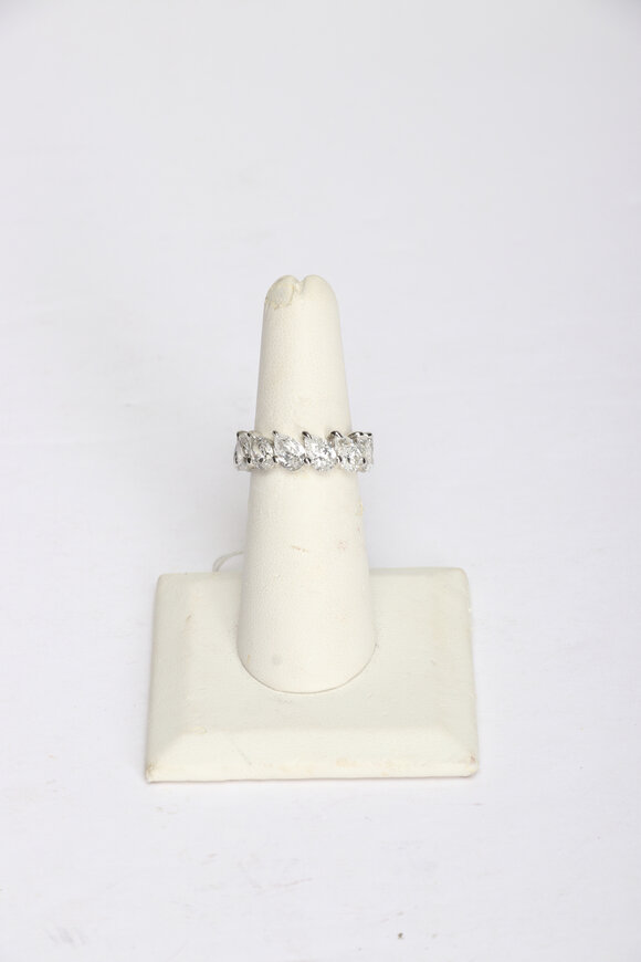 Louis Newman Pear Cut Diamond Eternity Band