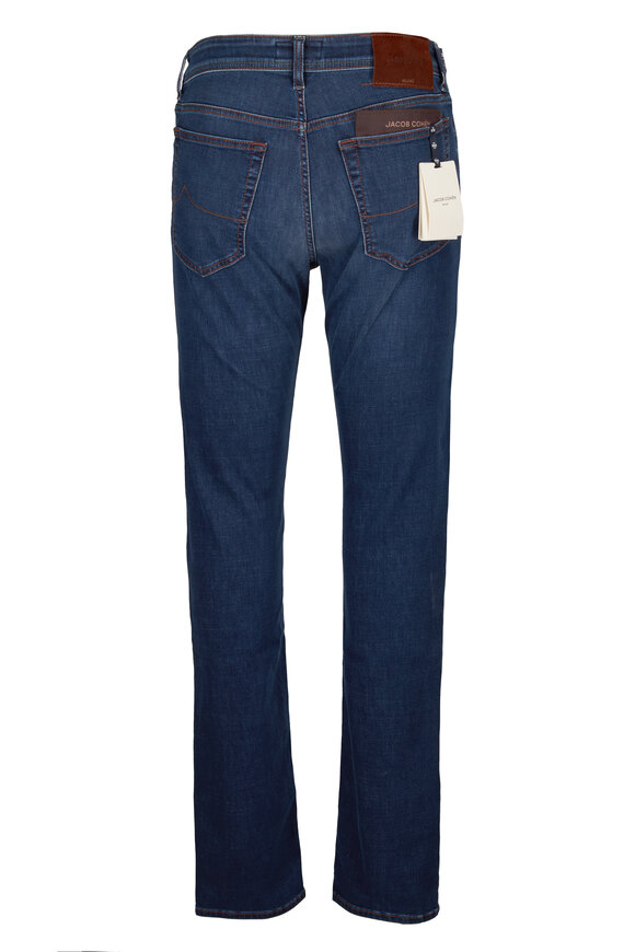 Jacob Cohen Bard Fast Medium Blue Five Pocket Pant - view 2