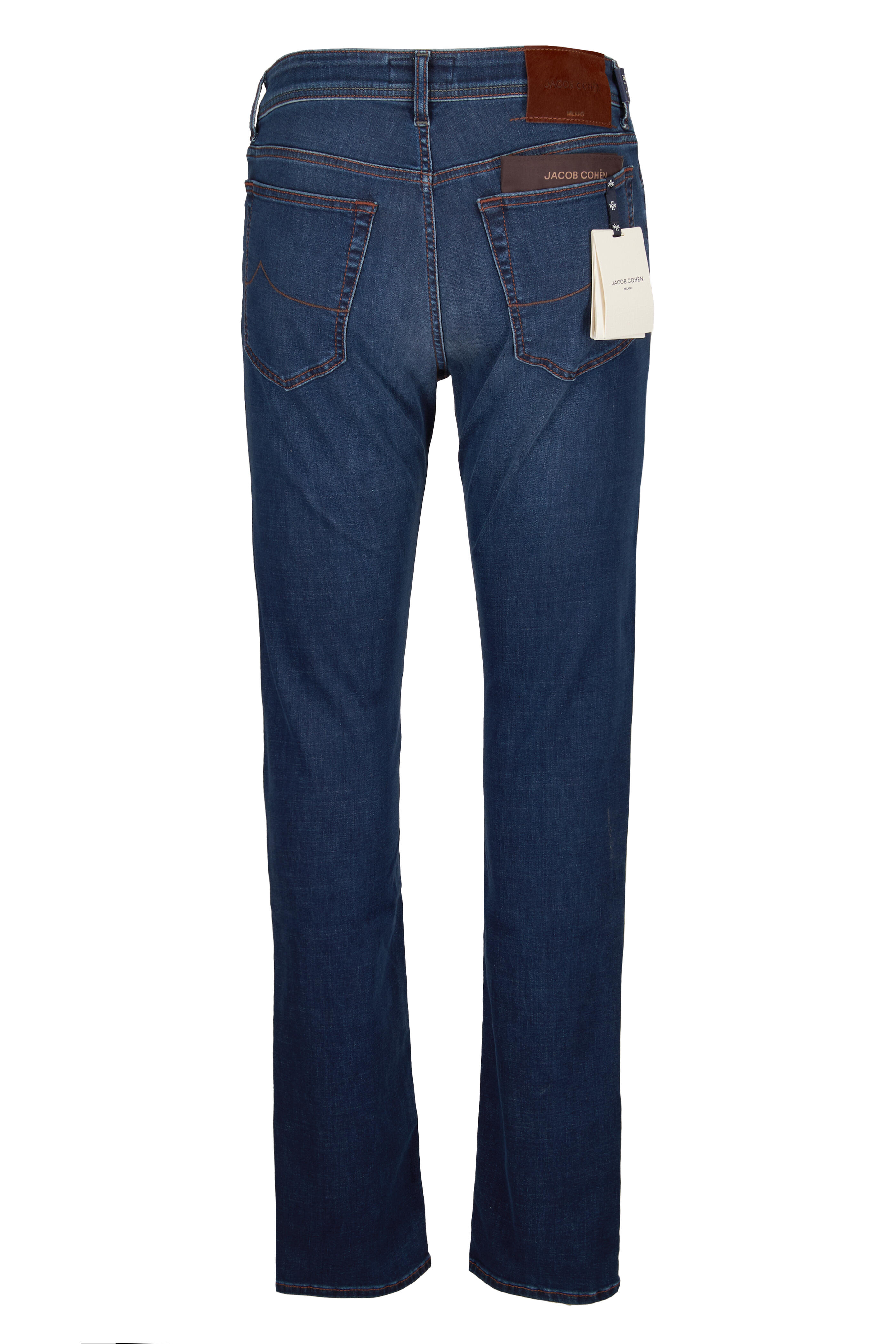 Jacob Cohen - Bard Fast Medium Blue Five Pocket Pant - view 2