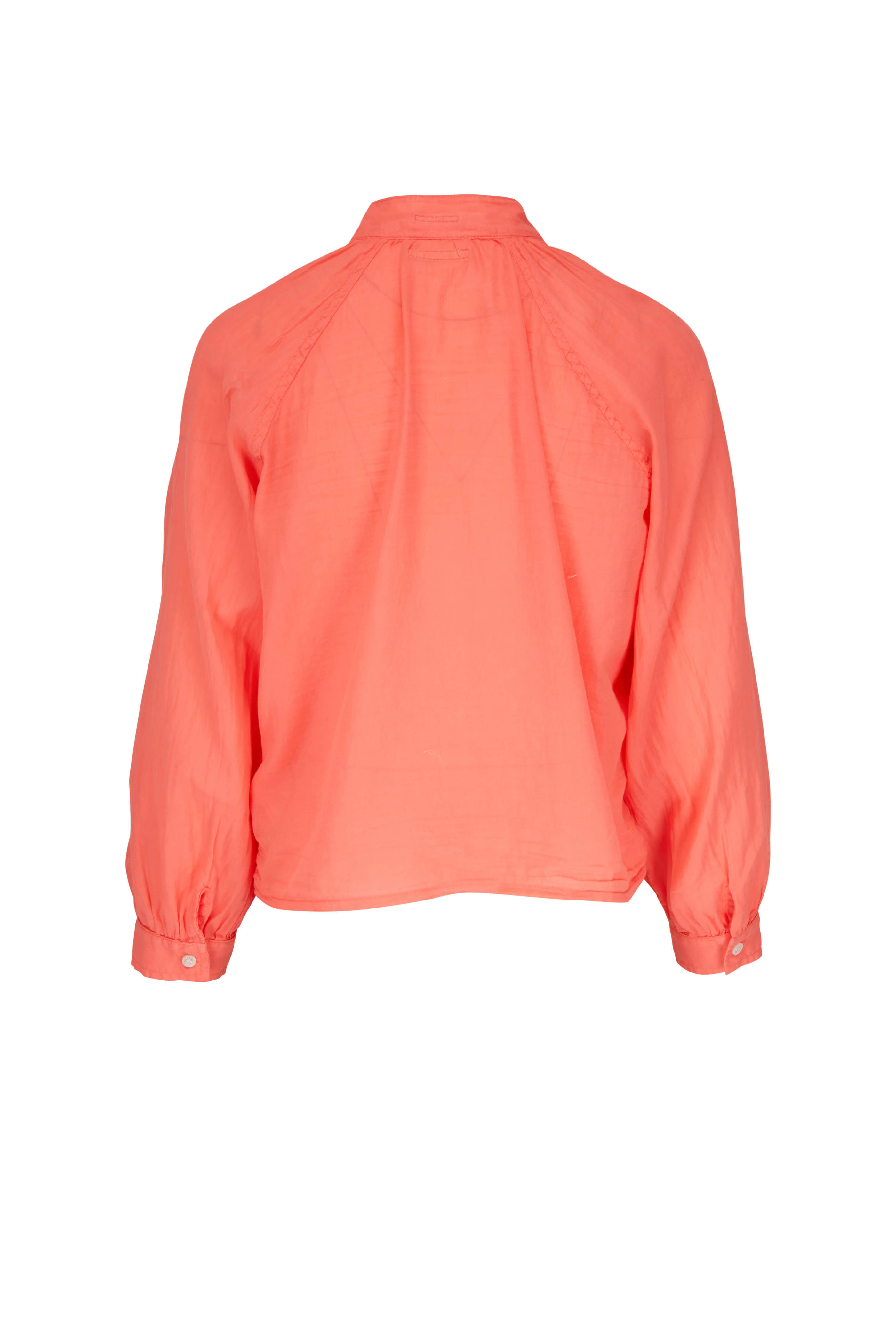 Mother - Sunburst Hot Coral Blouse