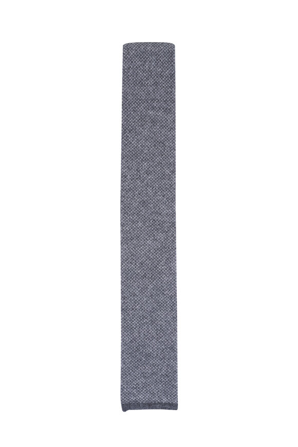 Brunello Cucinelli Gray Cashmere Necktie - view 1