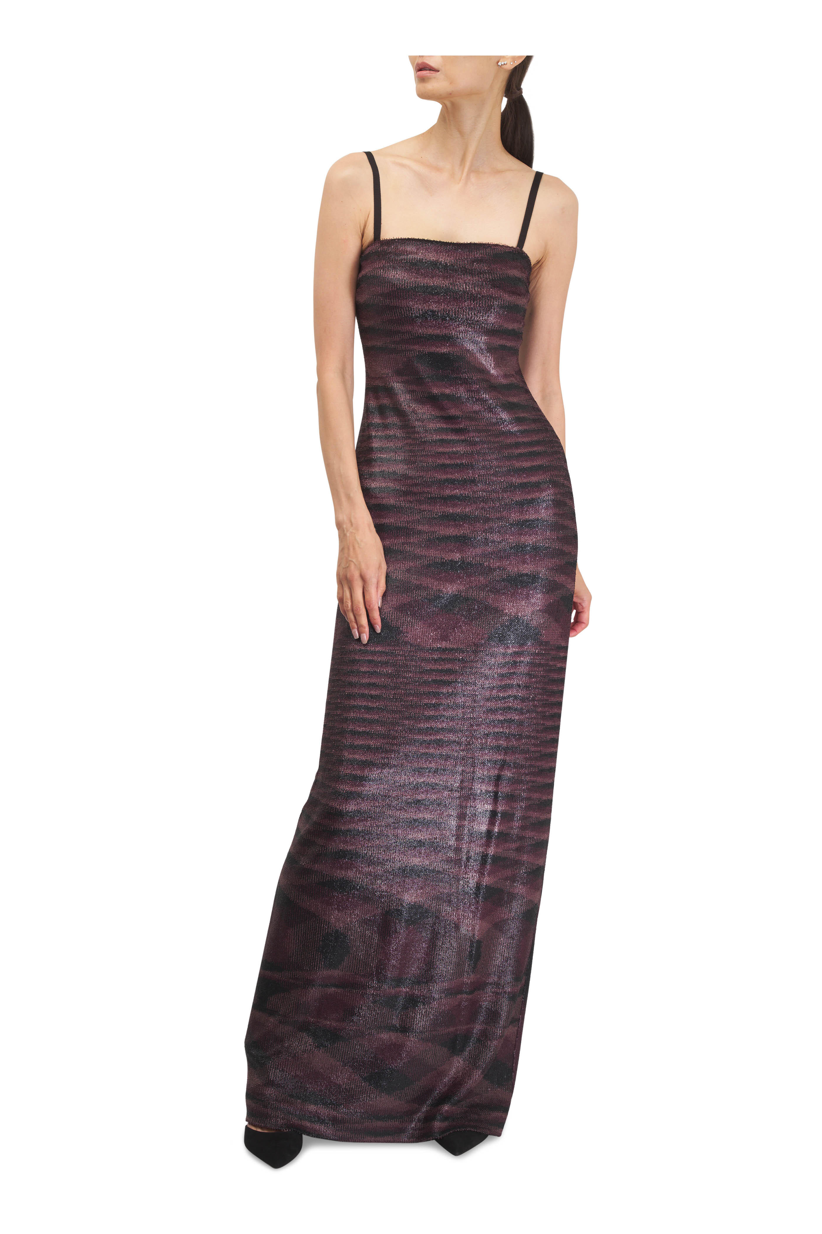 Missoni - Brown & Black Convertible Maxi Dress
