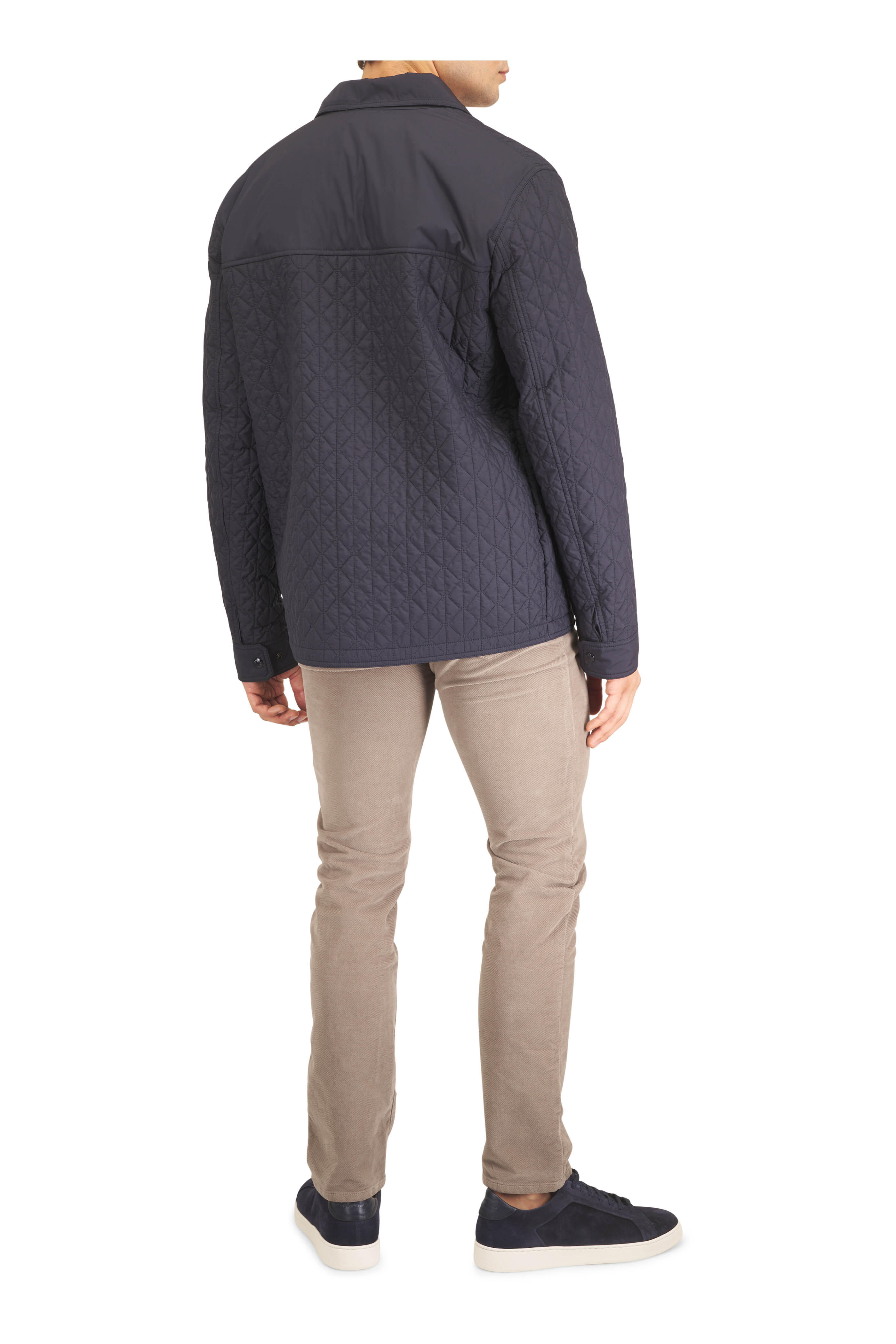Jacob Cohen - Bard Elephant Gray Diagonal Corduroy Pant - view 4