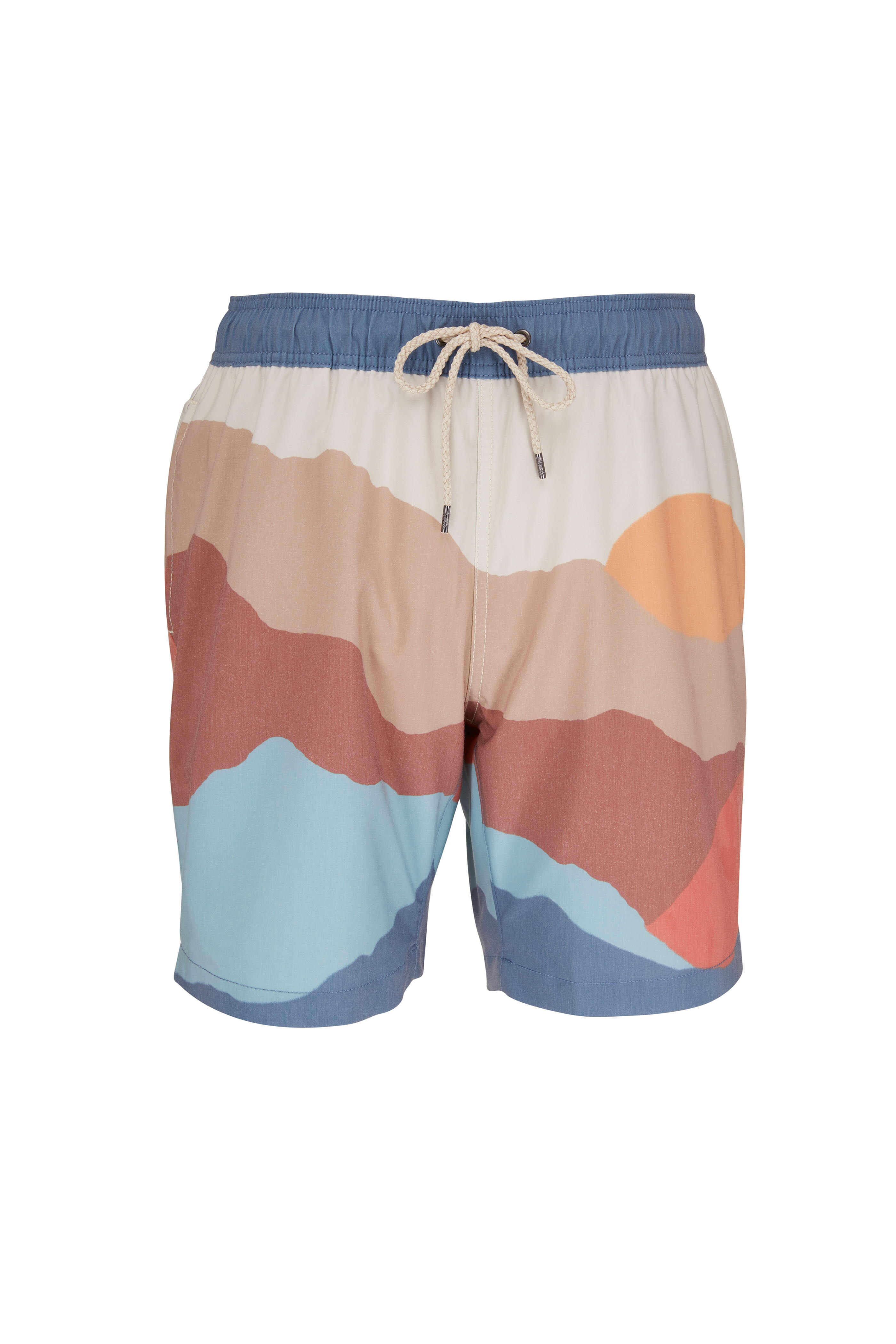 Faherty Brand - Mountain Sky Scenic Beacon Swim Trunks