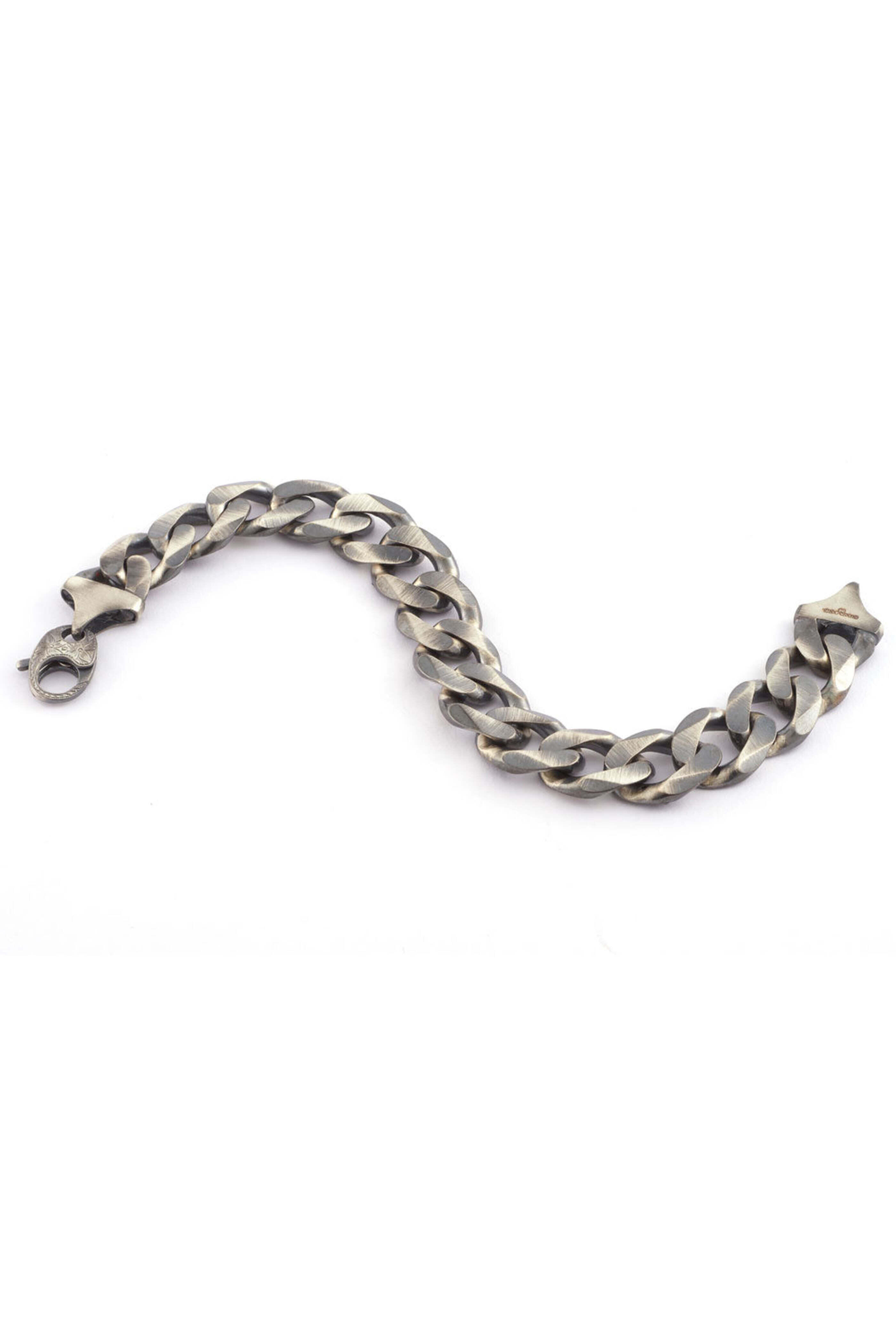 Sylva & Cie - Menâs Sterling Silver Link Bracelet